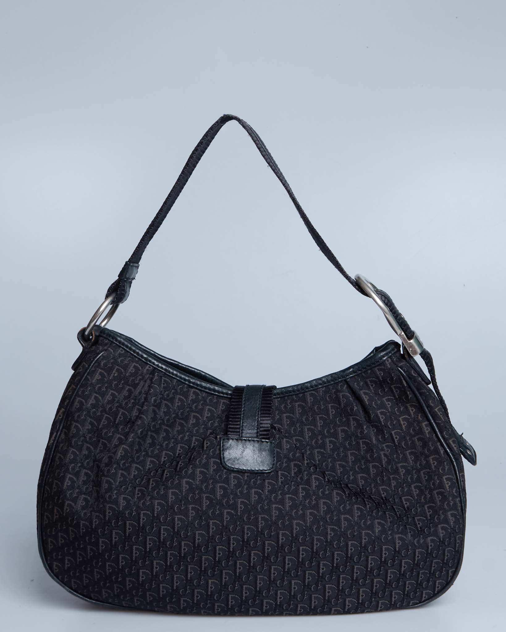 Dior Oblique Buckle Hobo