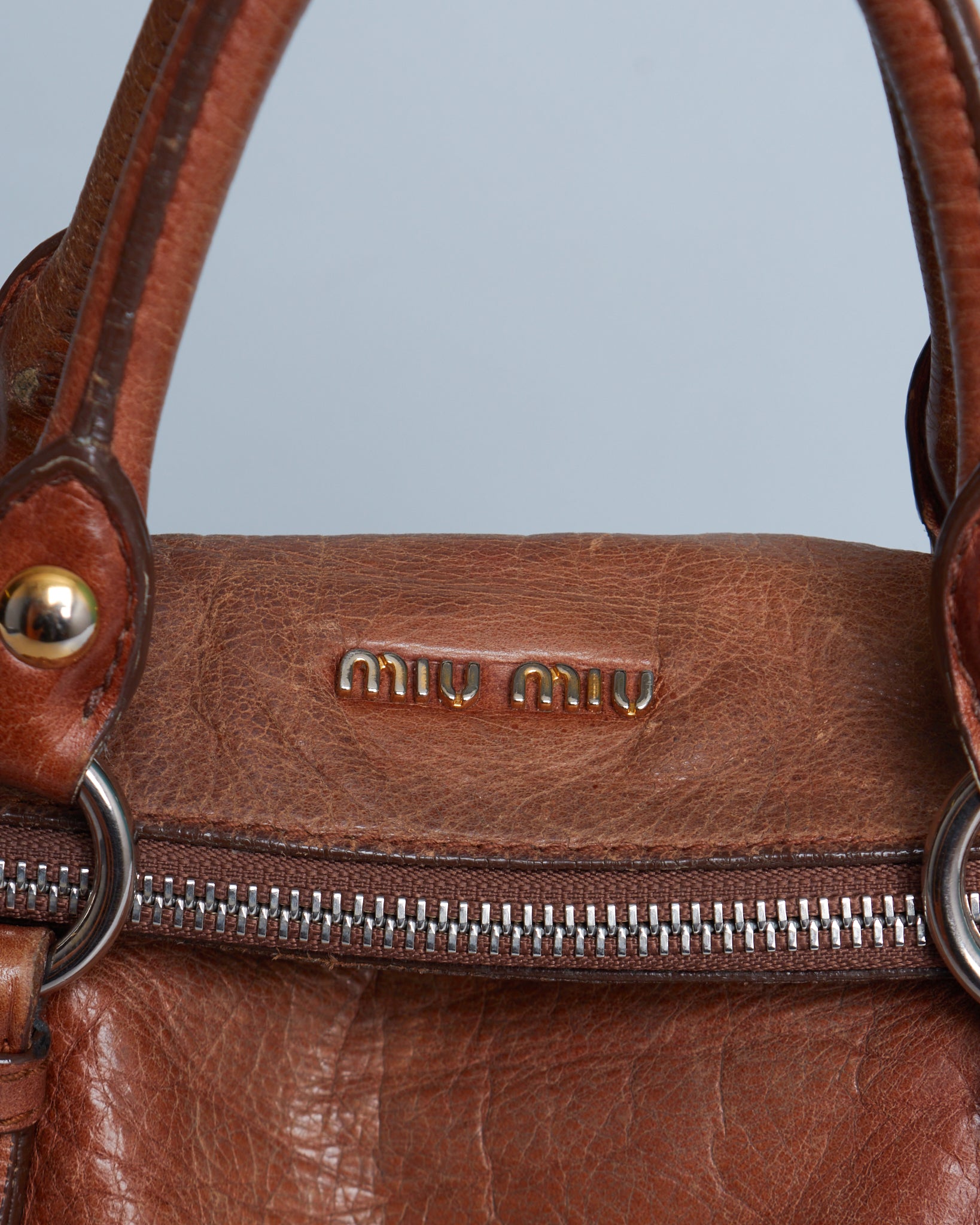 Miu Miu Vitello Lux Bow Mini