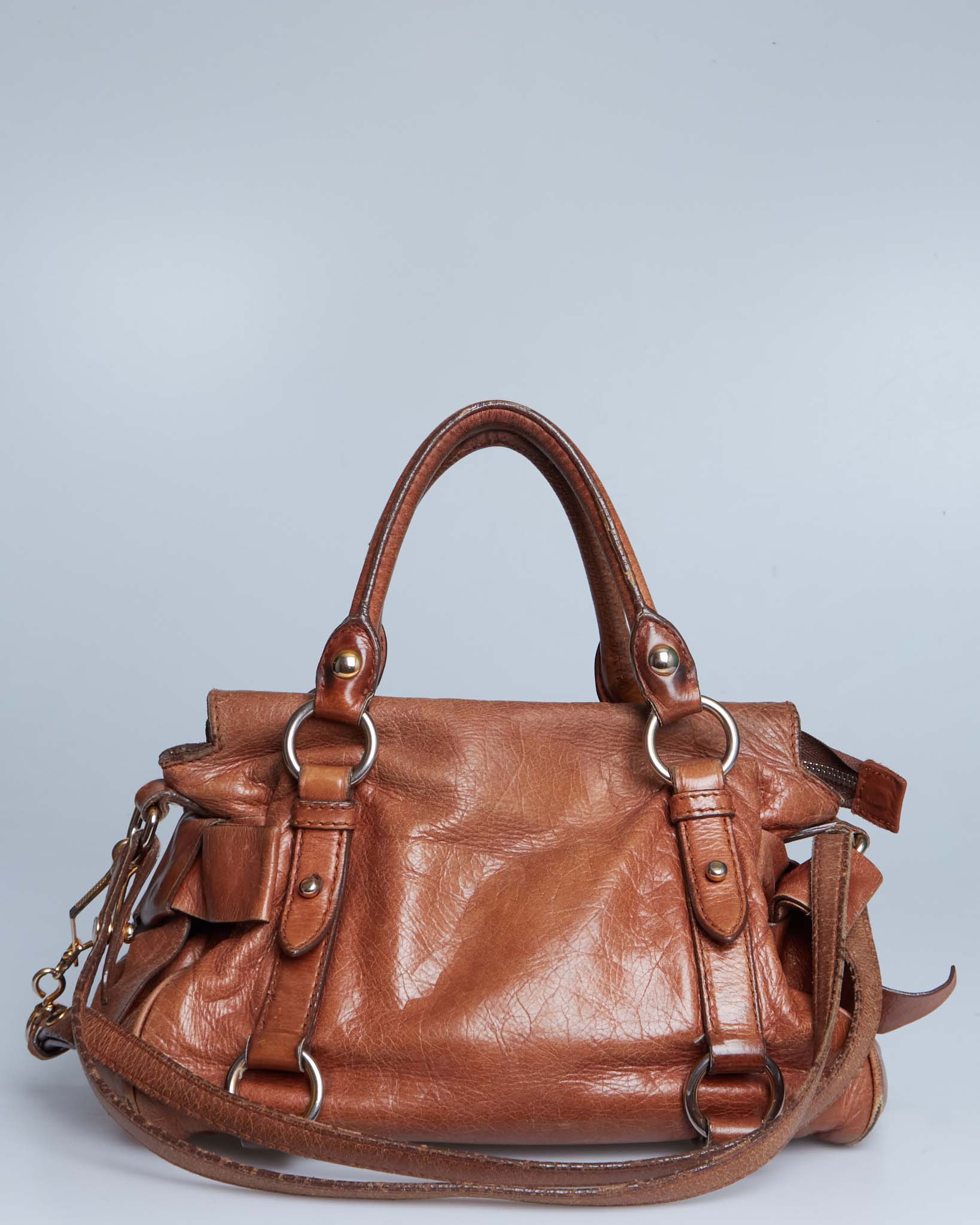 Miu Miu Vitello Lux Bow Mini