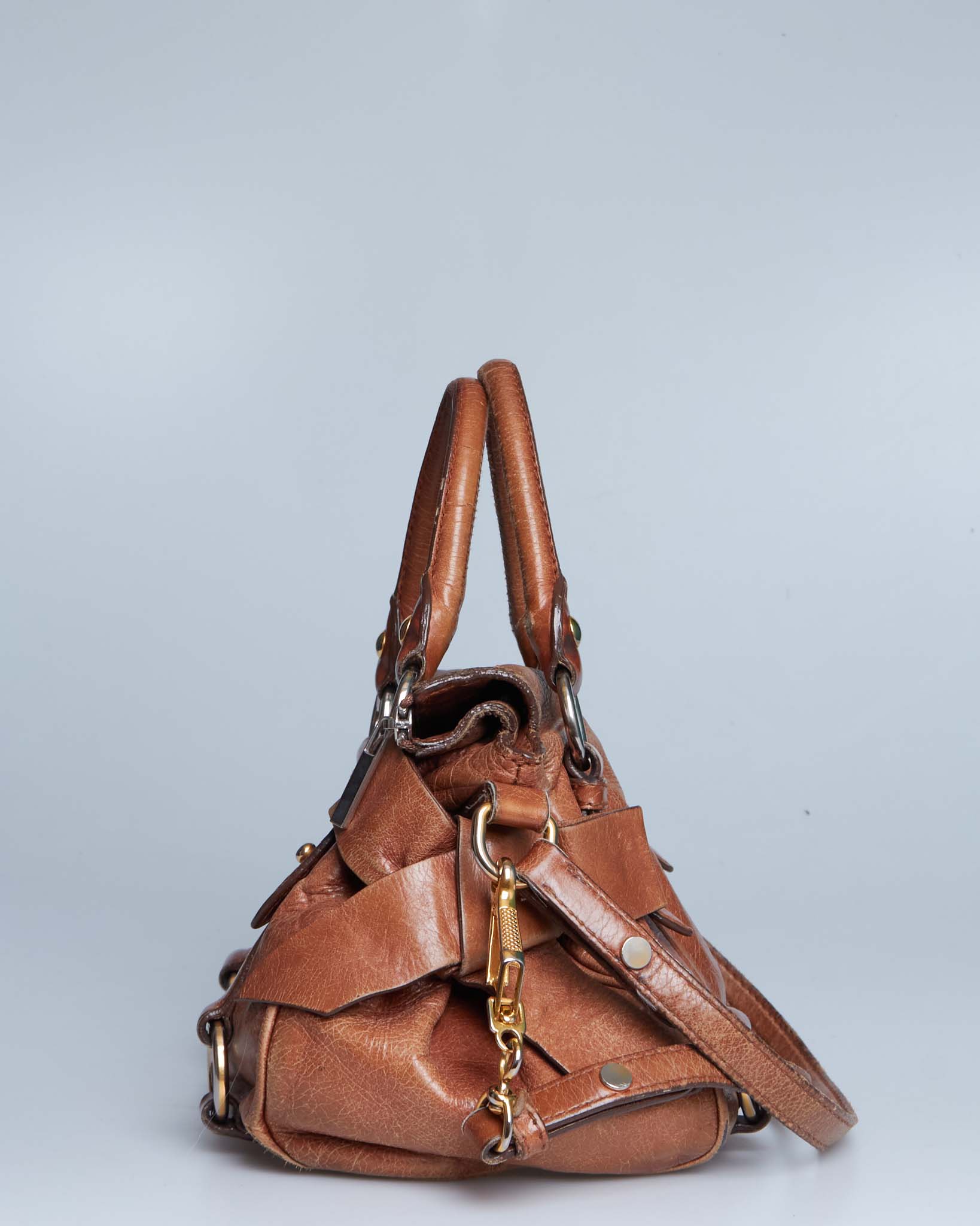 Miu Miu Vitello Lux Bow Mini