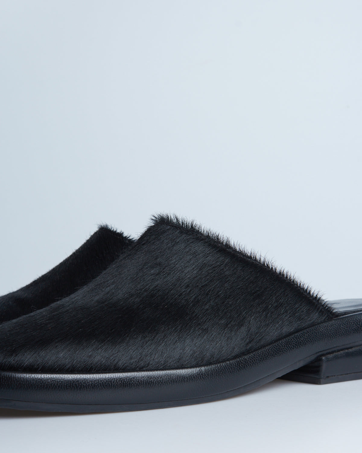 Eckhaus Latta pony-hair mules