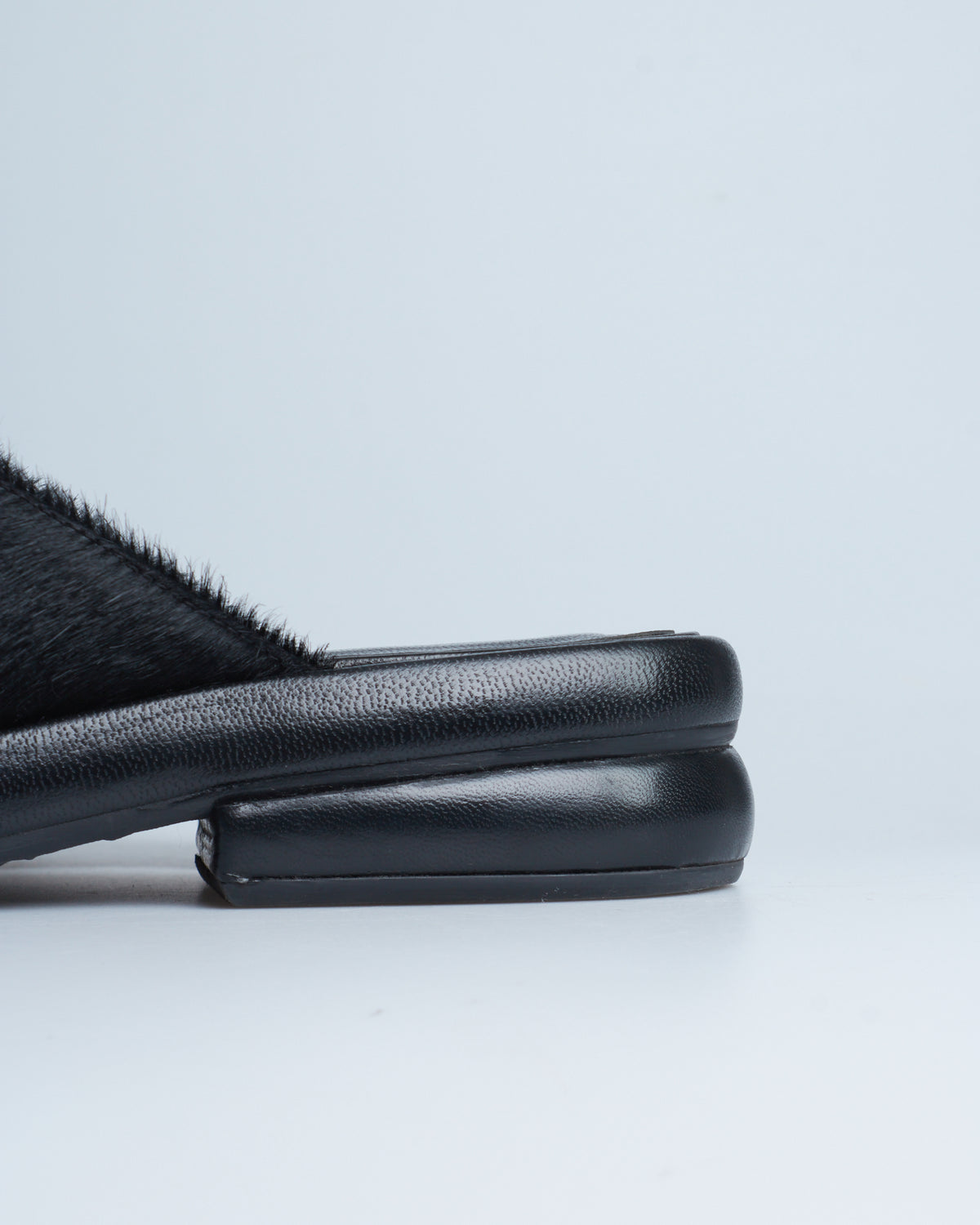 Eckhaus Latta pony-hair mules