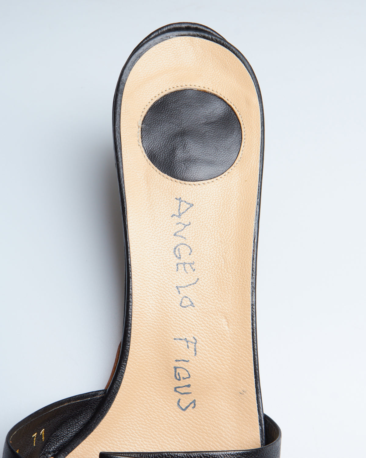 Angelo Fidus leather mules