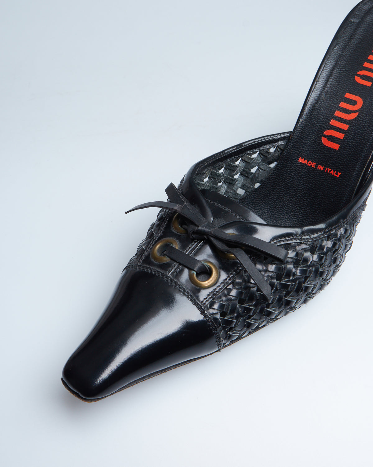 Miu Miu braided heels