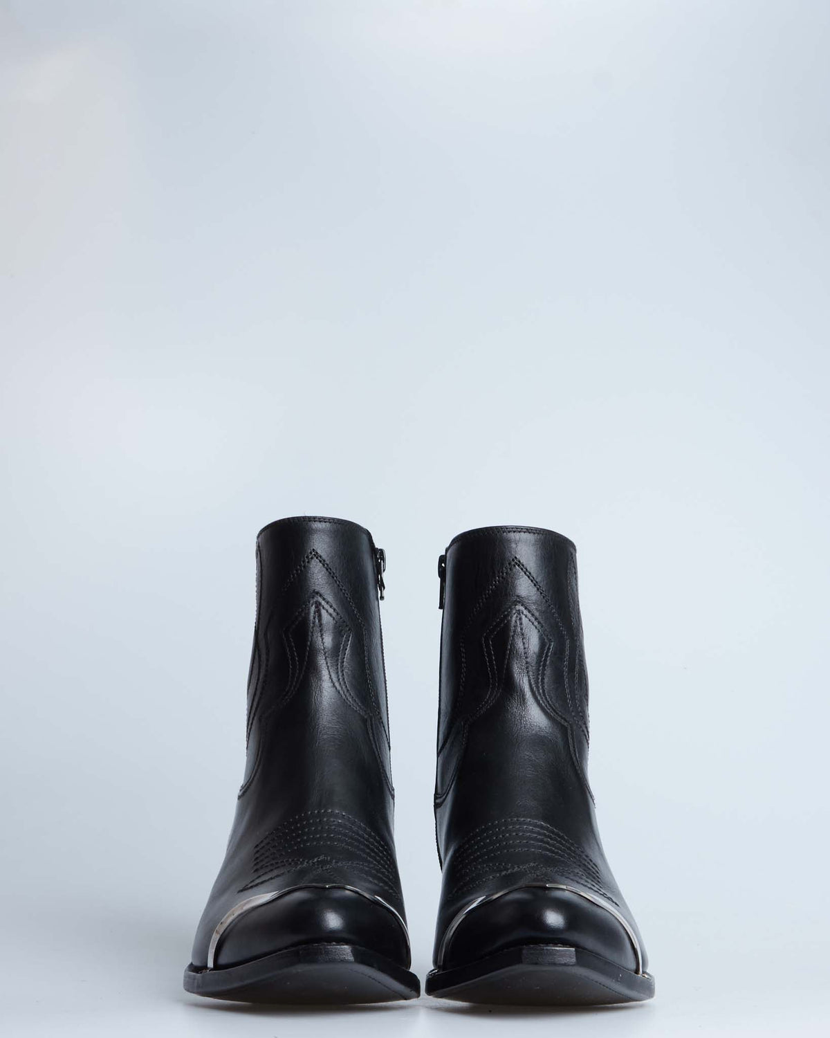Celine leon zipped boot with metal toe