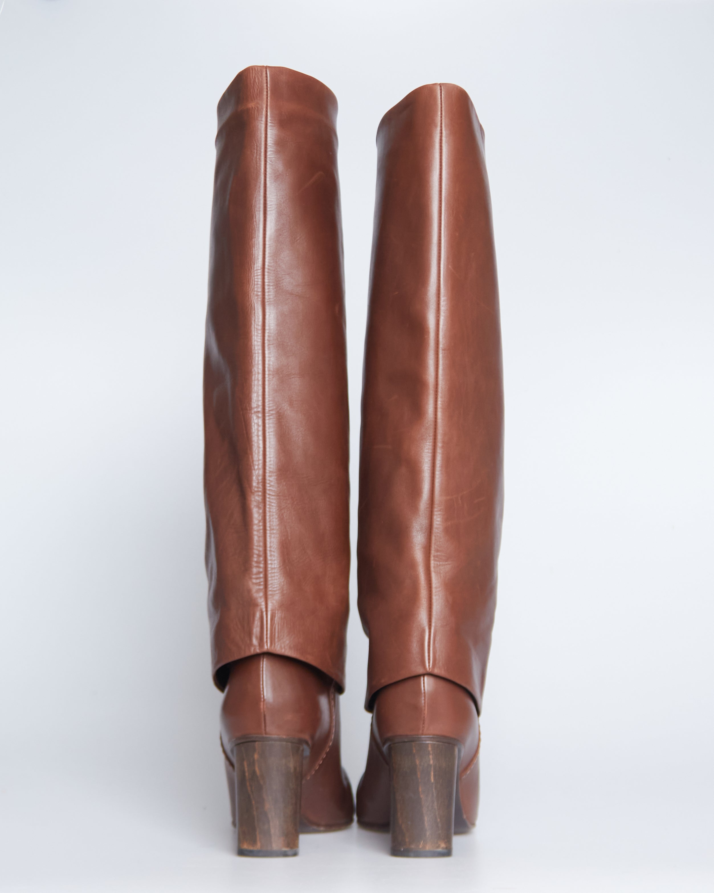 Veronique Branquinho layered leather boots