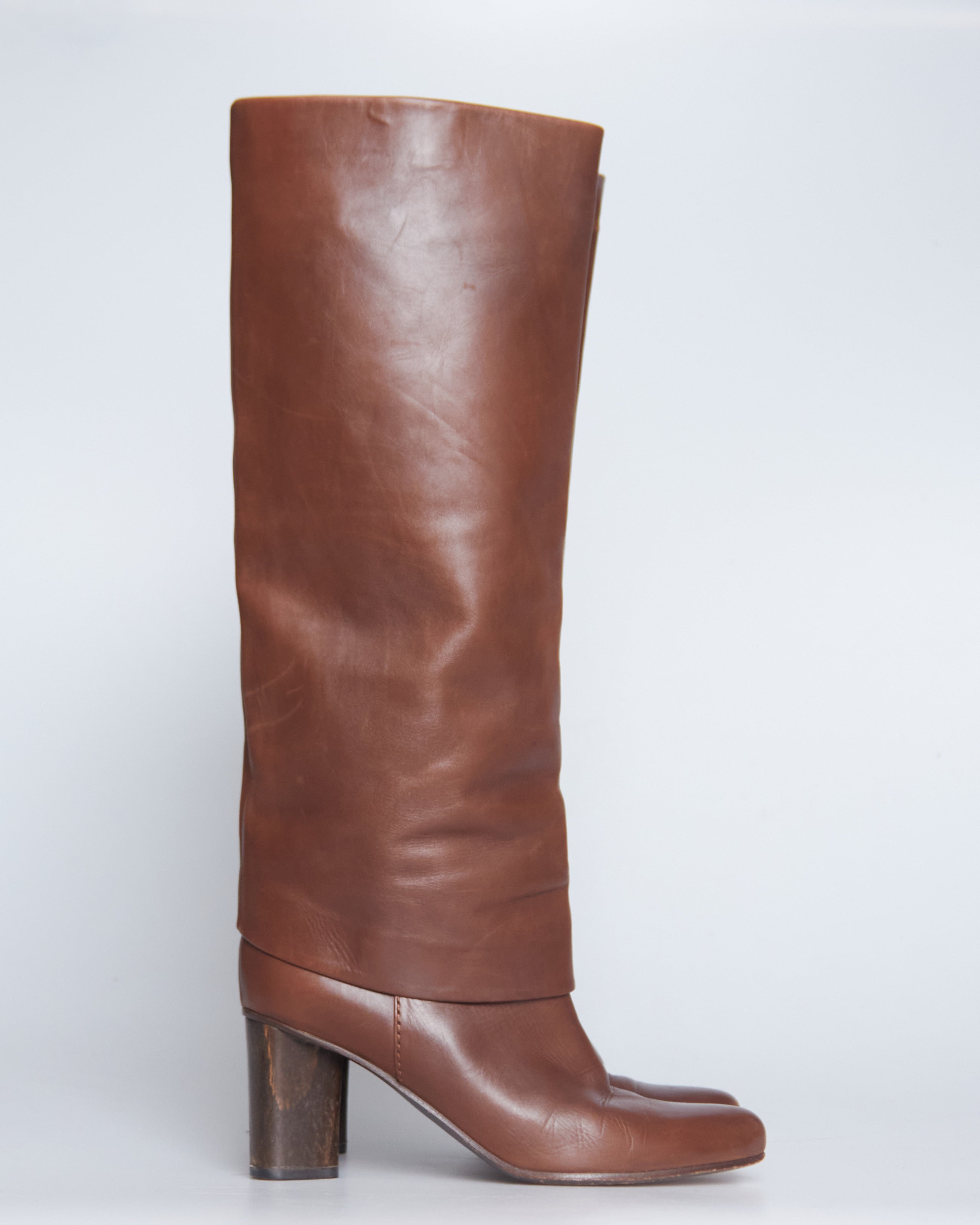 Veronique Branquinho layered leather boots