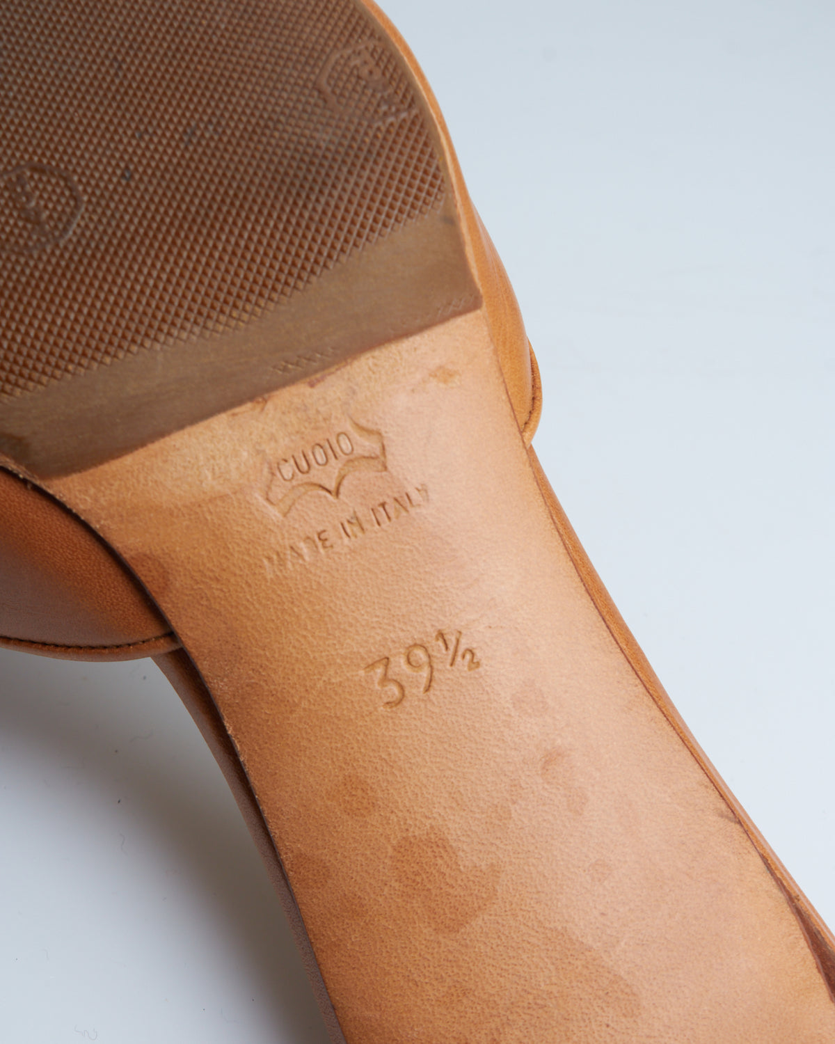 Manolo Blahnik leather mules