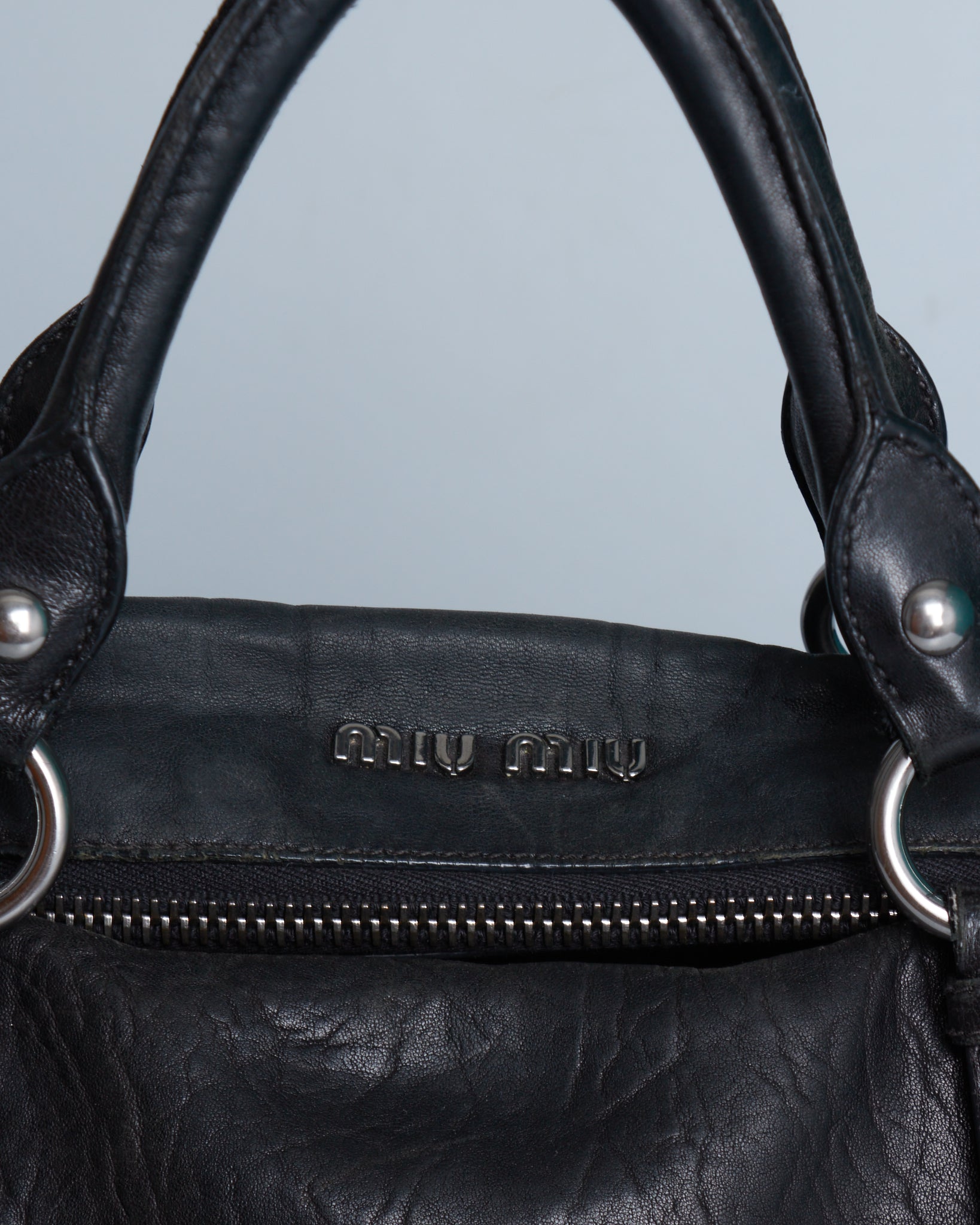 Miu Miu Vitello Lux Bow