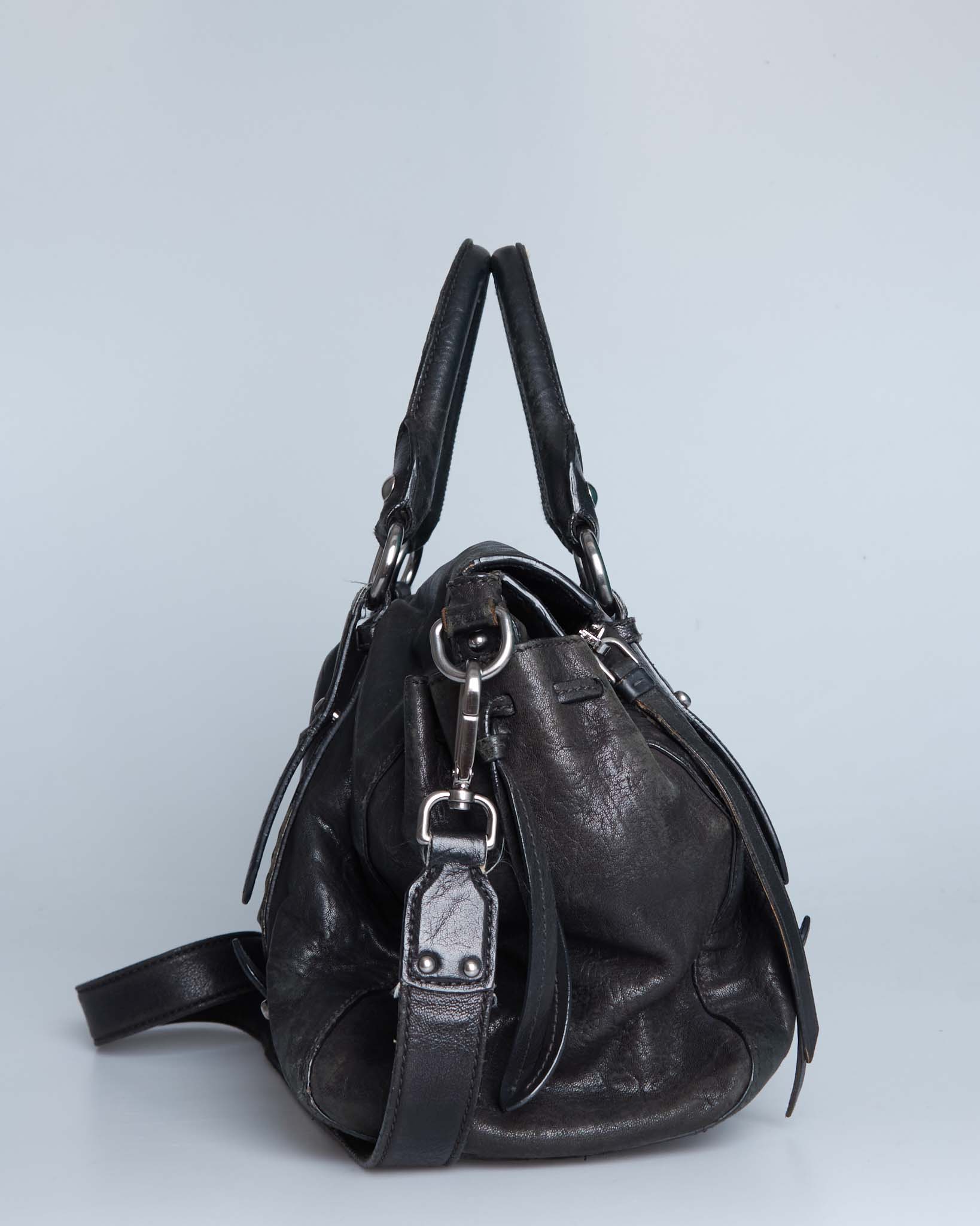 Miu Miu Vitello Lux Bow