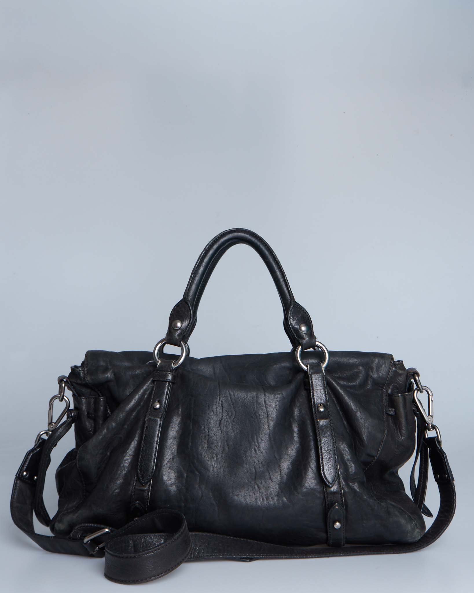Miu Miu Vitello Lux Bow