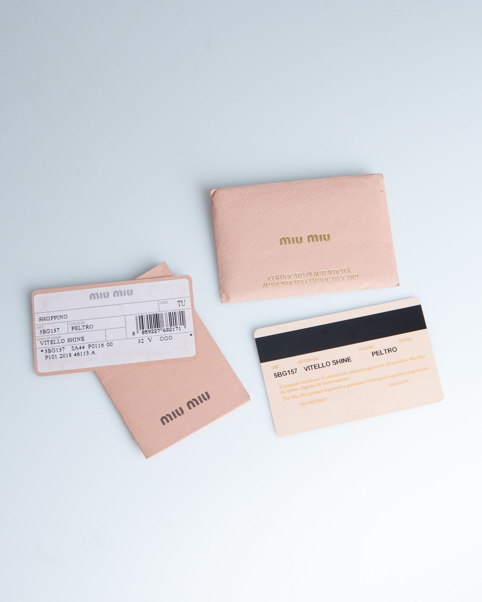 Miu Miu Vitello Lux Bow
