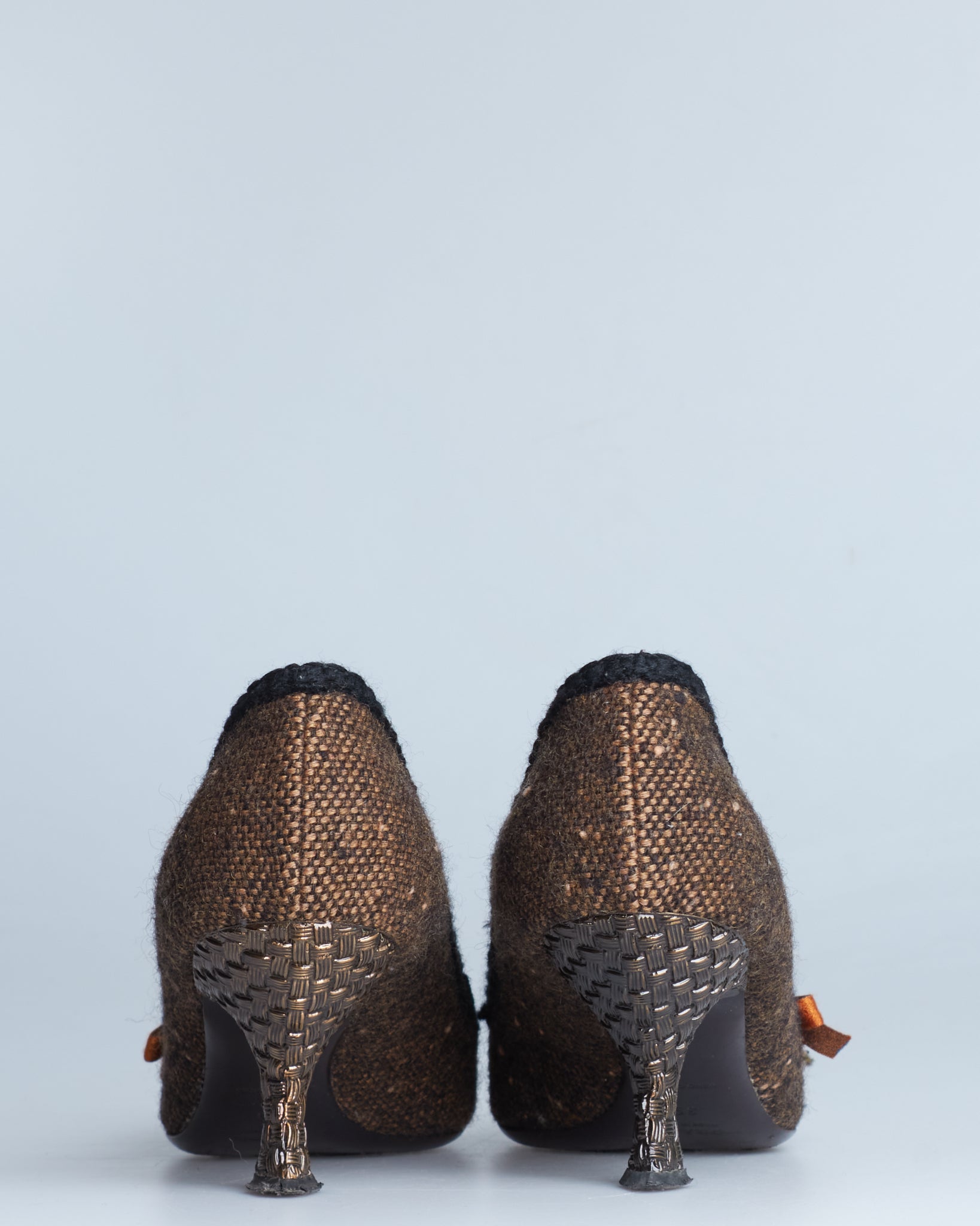 Prada tweed pumps
