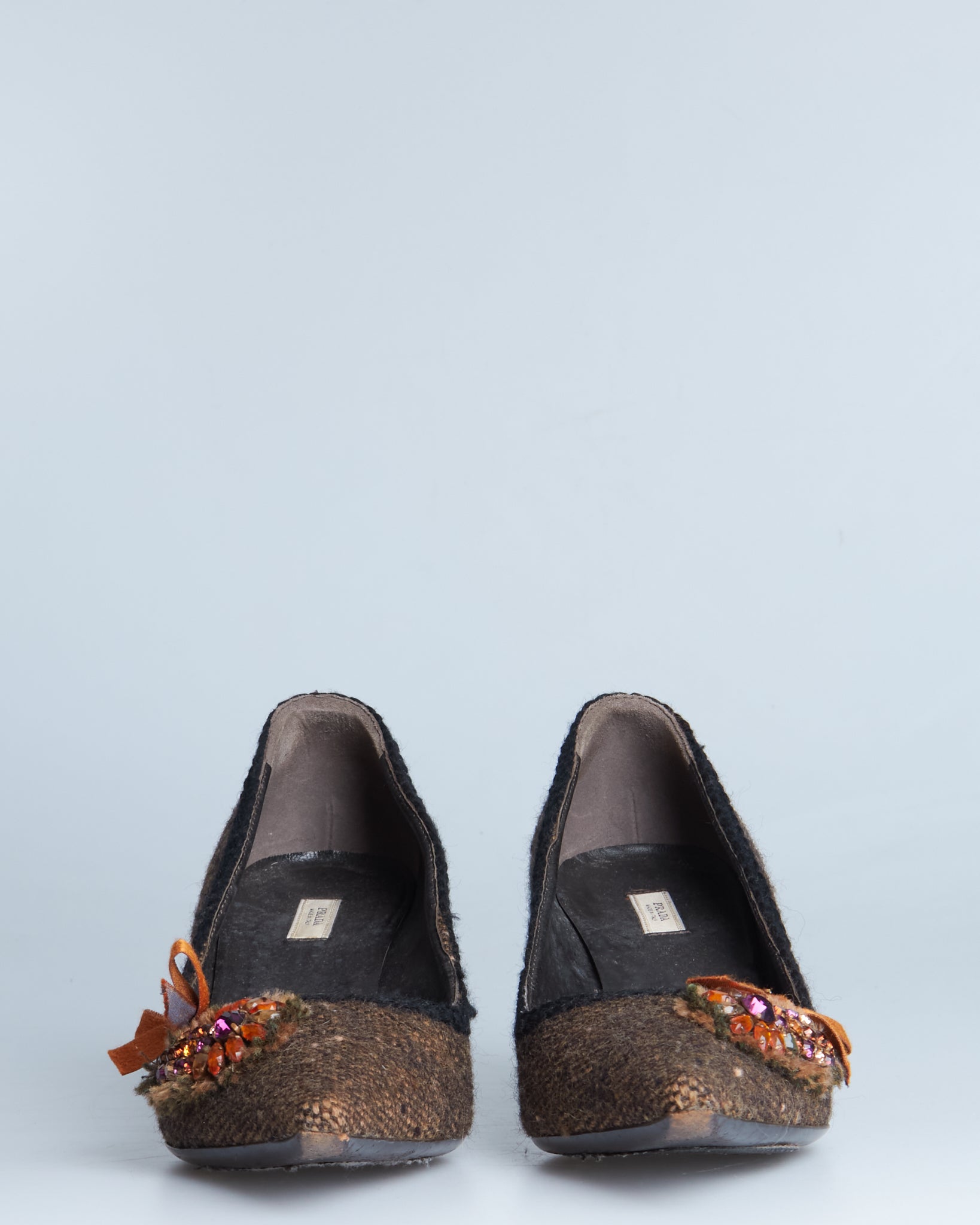 Prada tweed pumps
