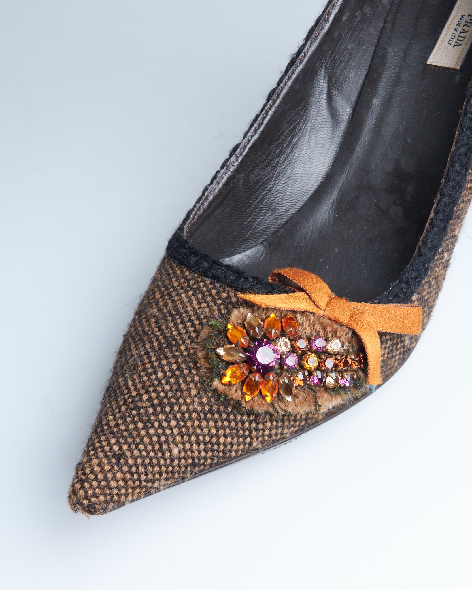 Prada tweed pumps