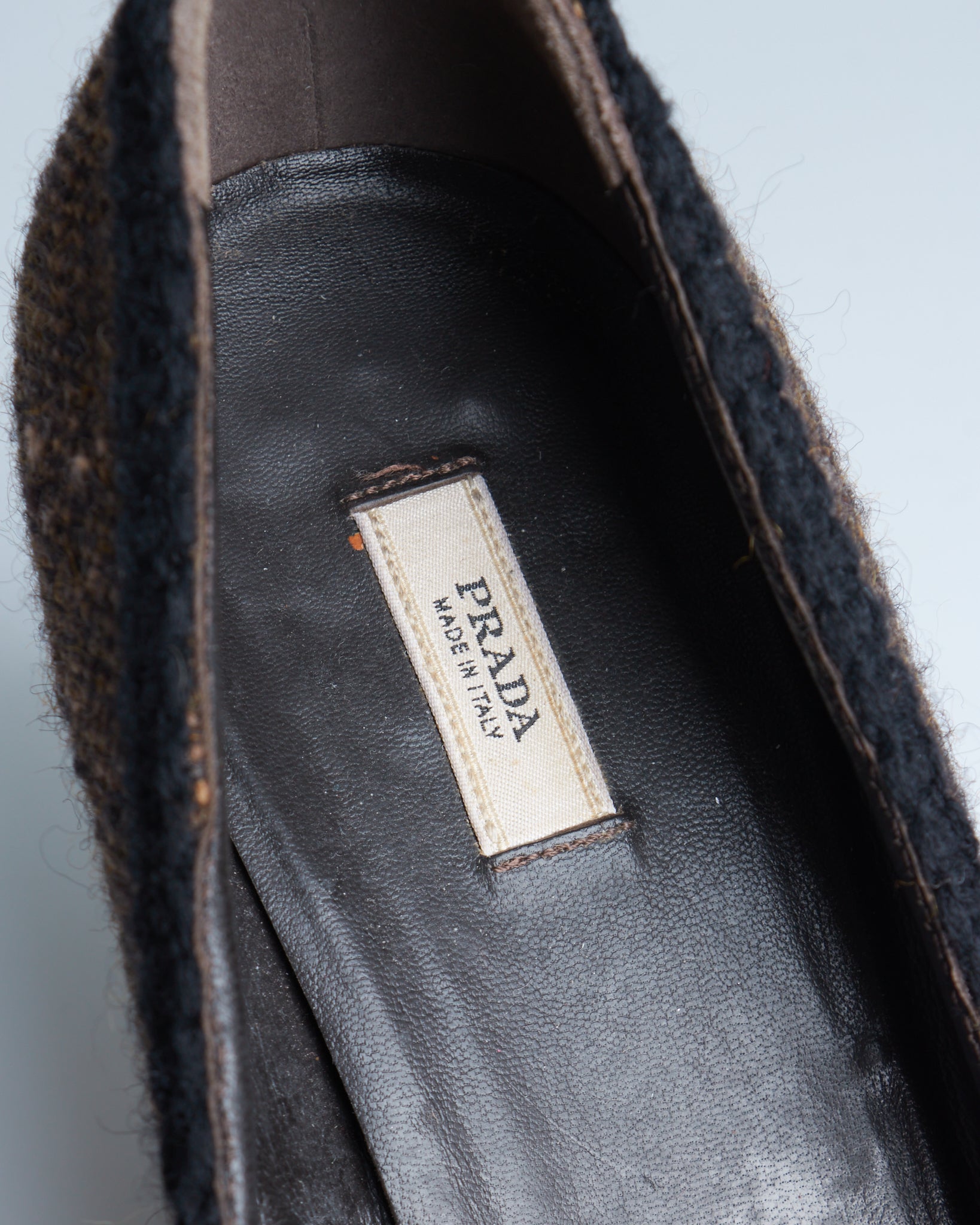 Prada tweed pumps