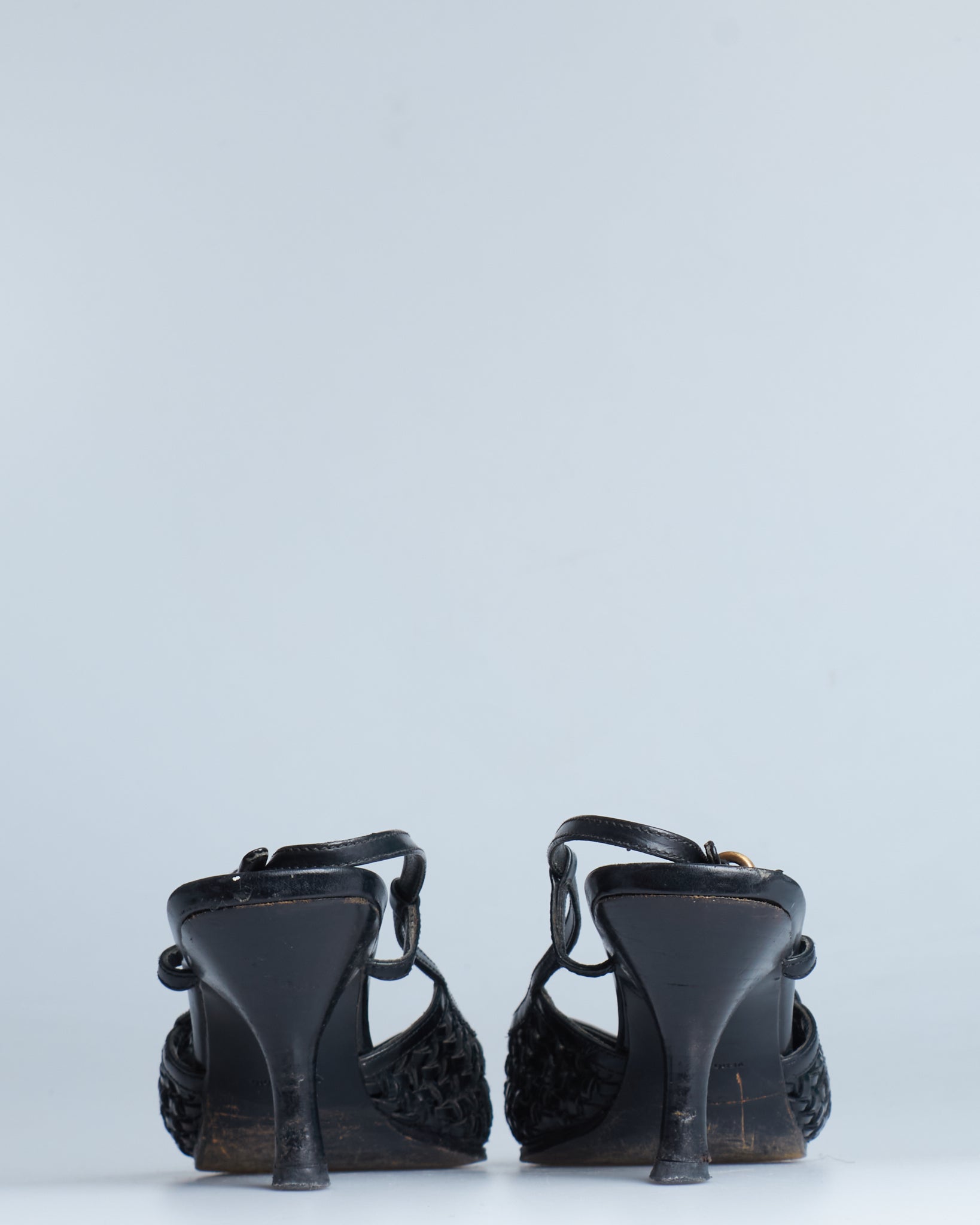 Miu Miu braided slingback pumps