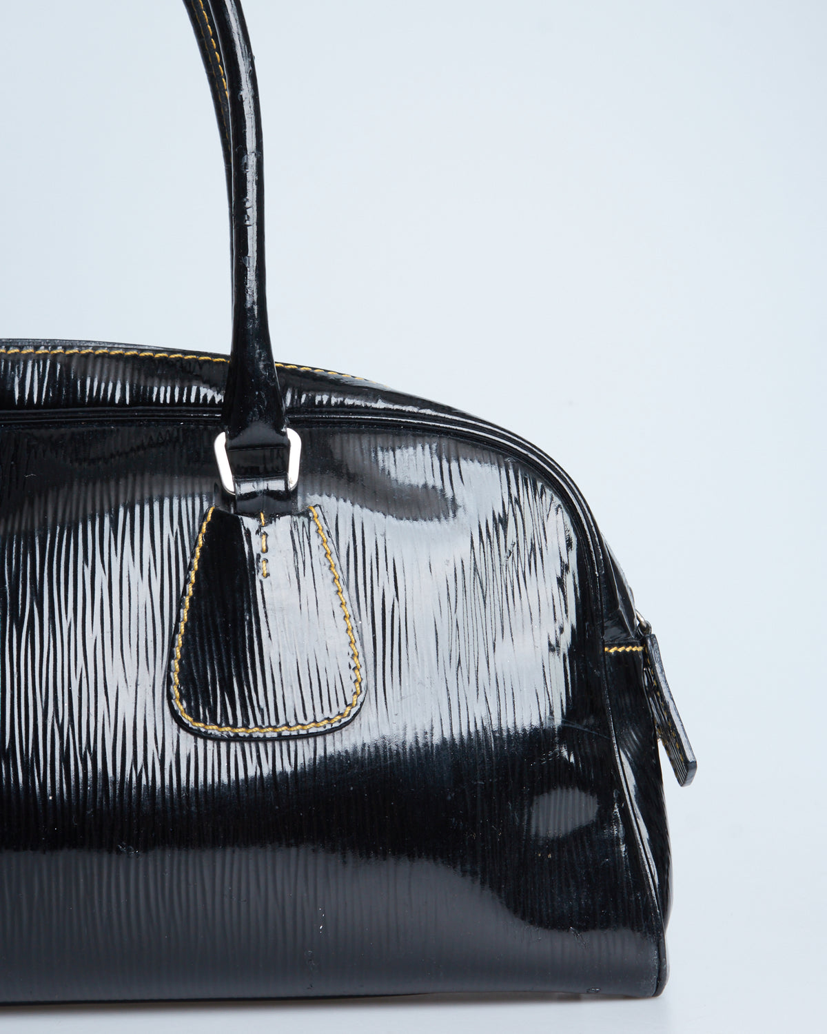Prada Vernice Old Bowler Bag