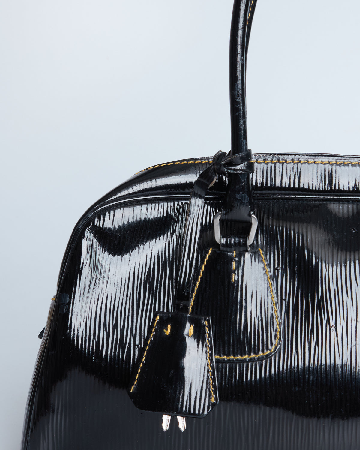 Prada Vernice Old Bowler Bag