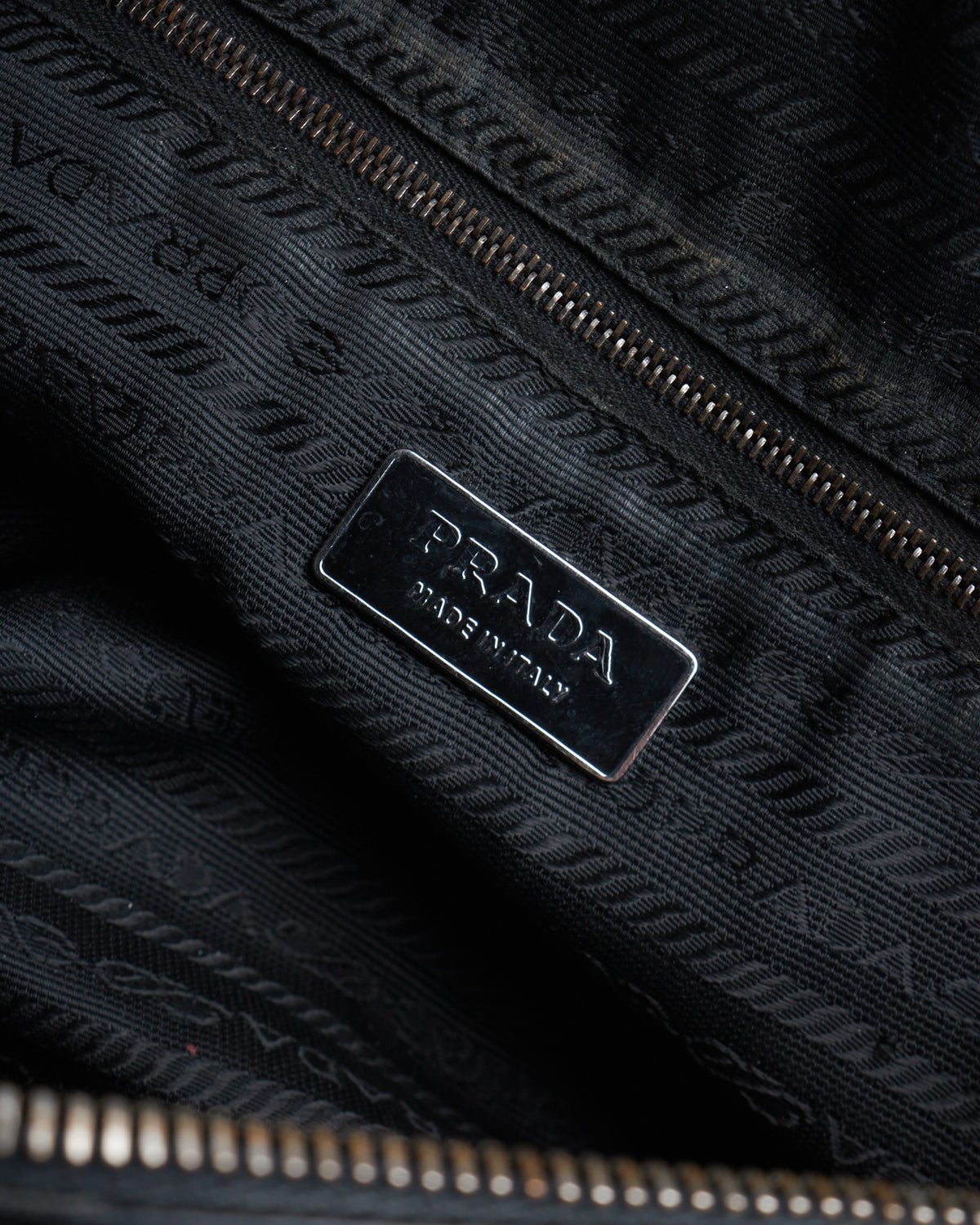 Prada Vernice Old Bowler Bag