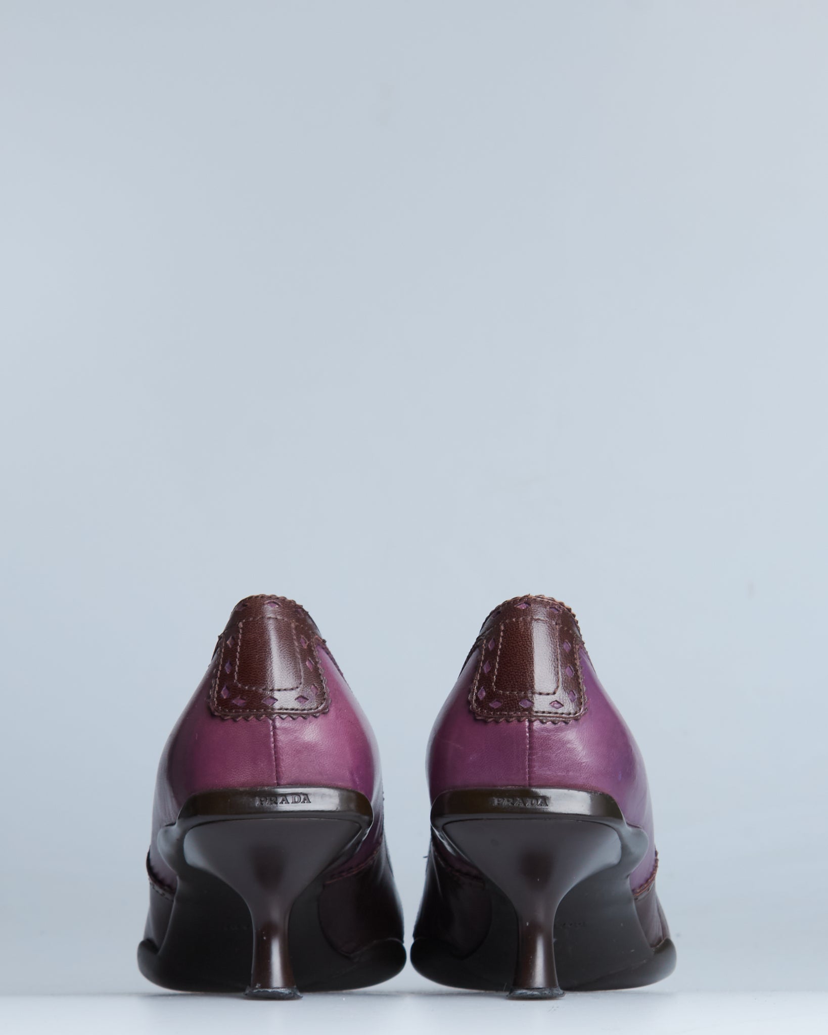 Prada mary jane leather heels