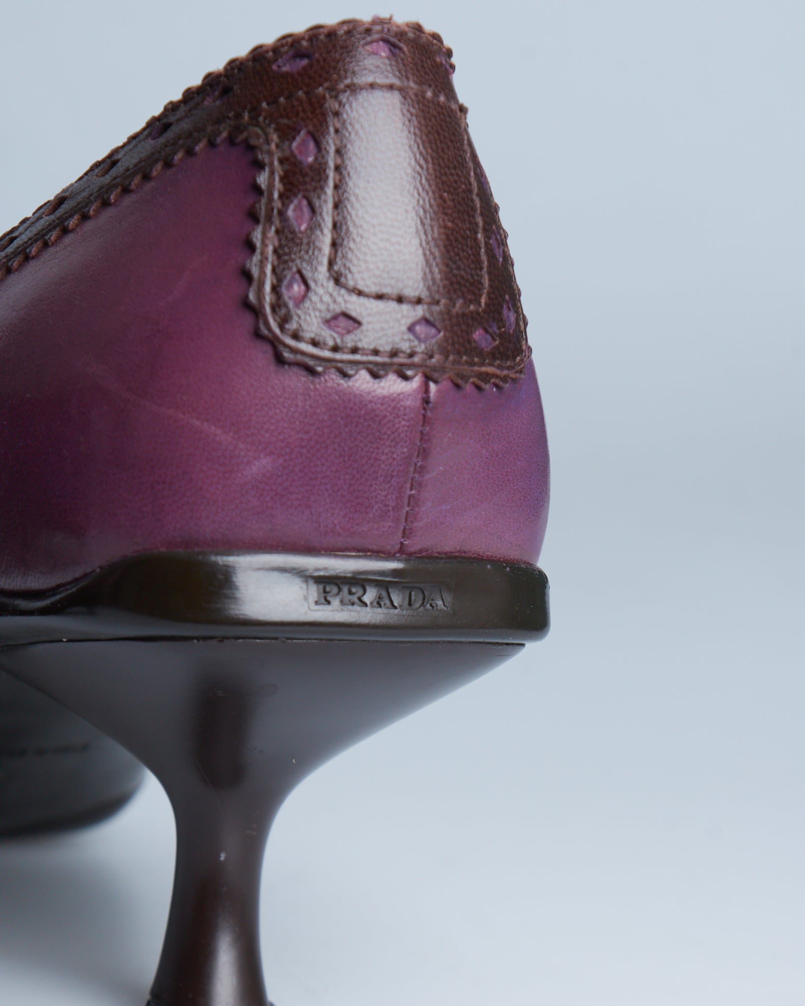 Prada mary jane leather heels