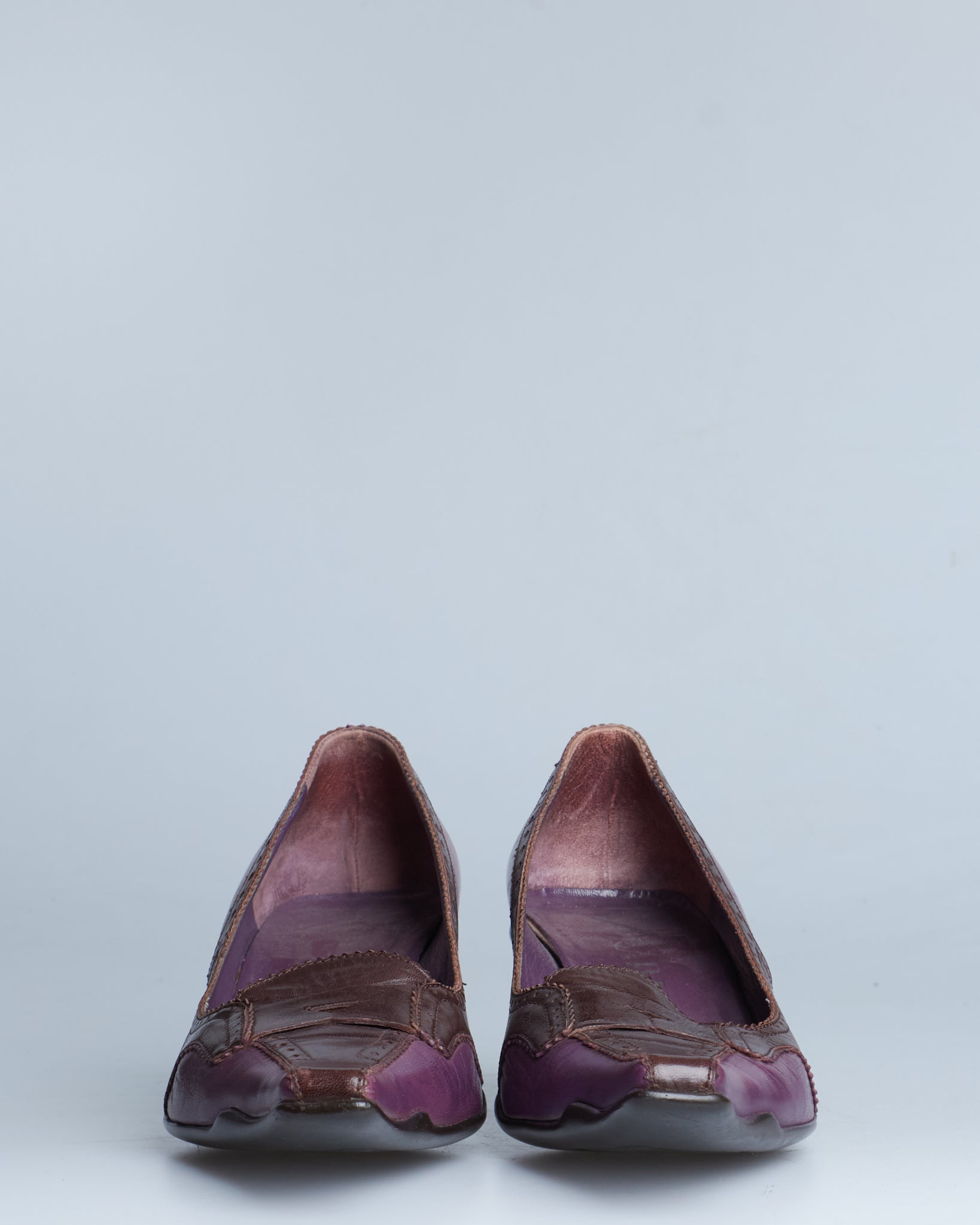 Prada mary jane leather heels
