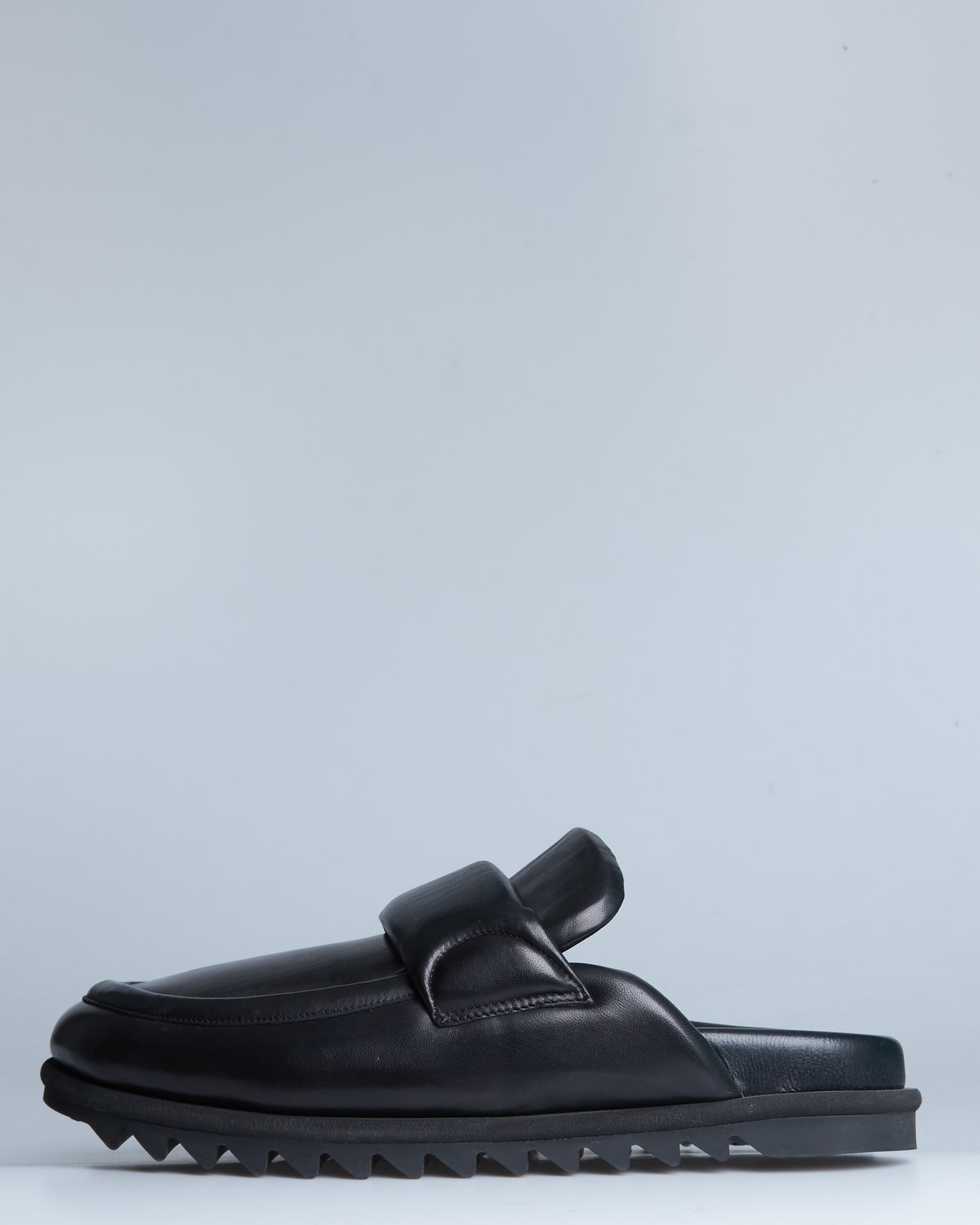 Dries Van Noten leather padded loafers