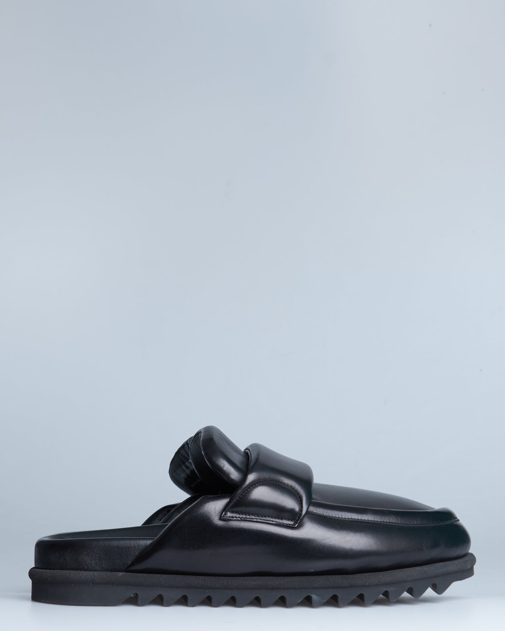Dries Van Noten leather padded loafers