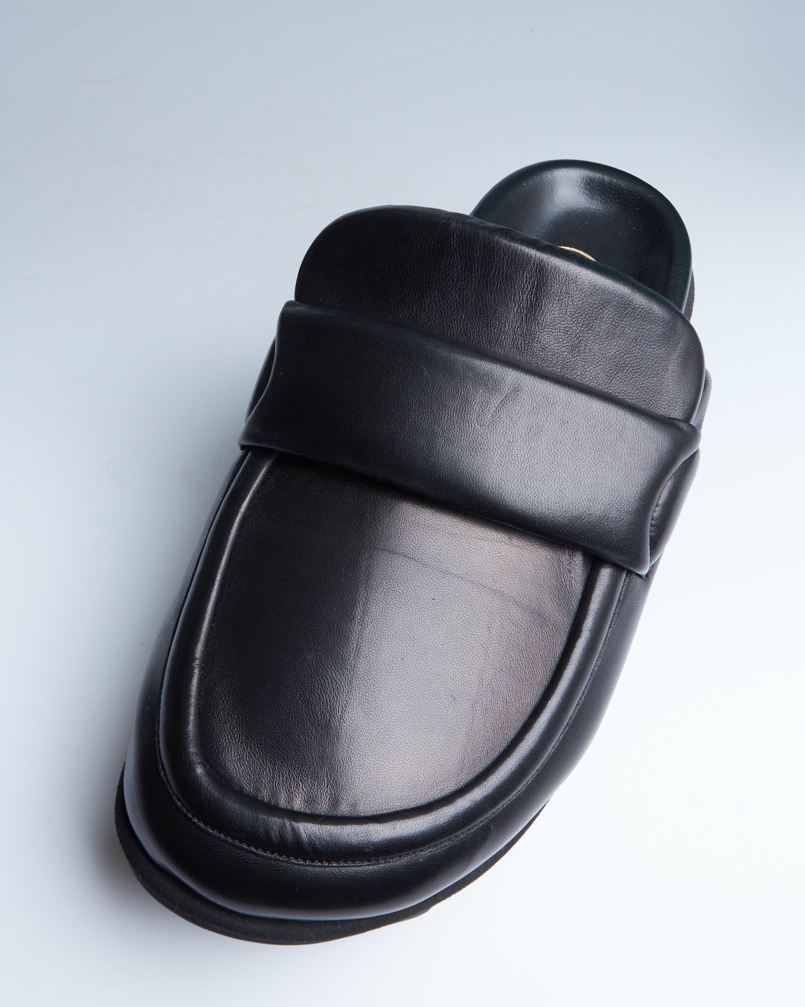 Dries Van Noten leather padded loafers