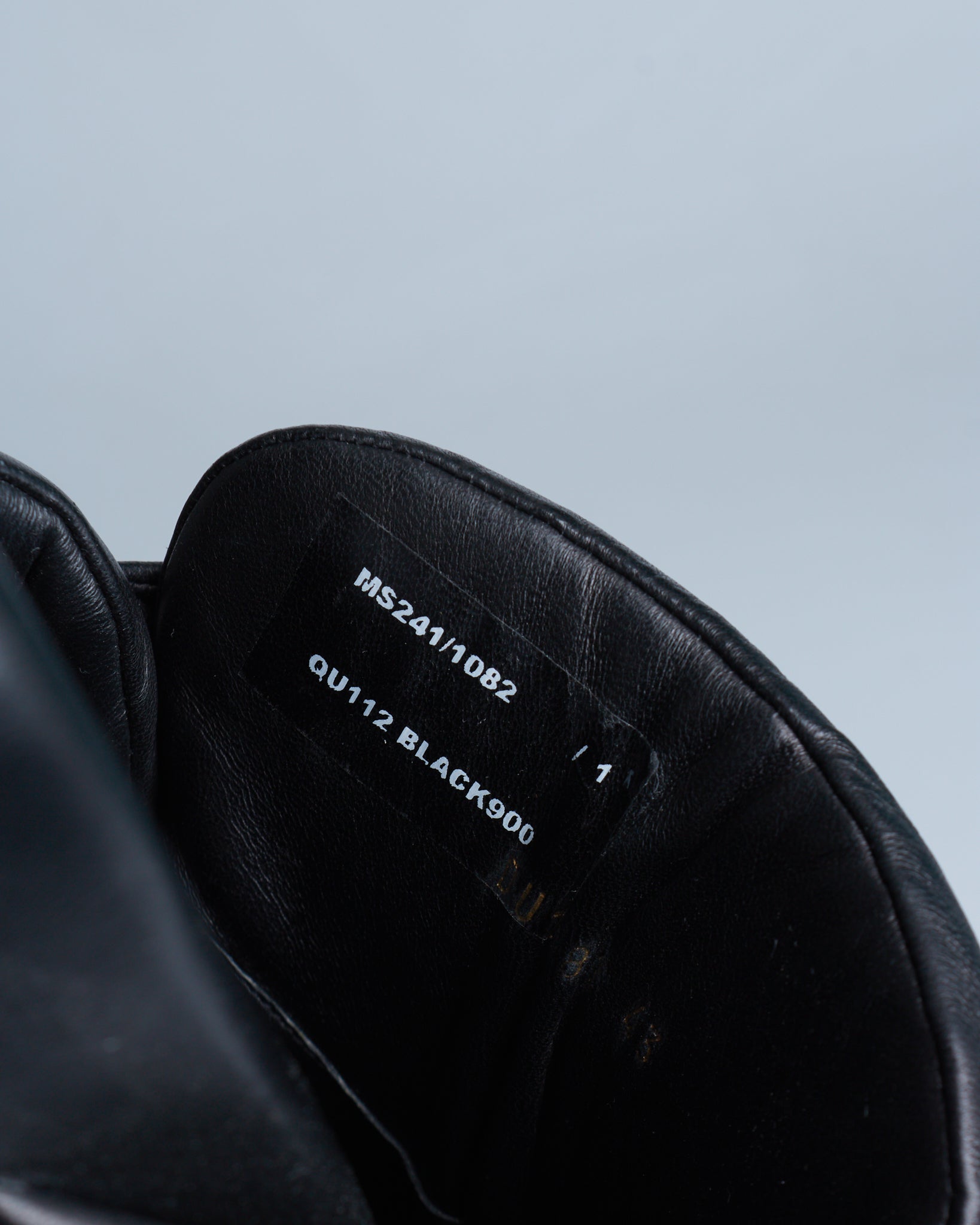 Dries Van Noten leather padded loafers