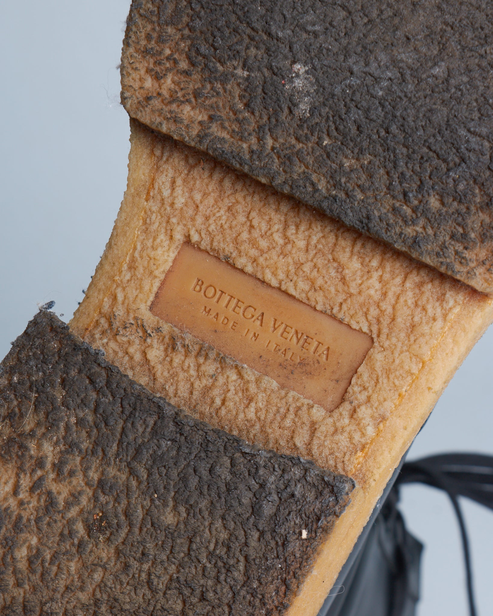Bottega Veneta military calf leather lace-up boots