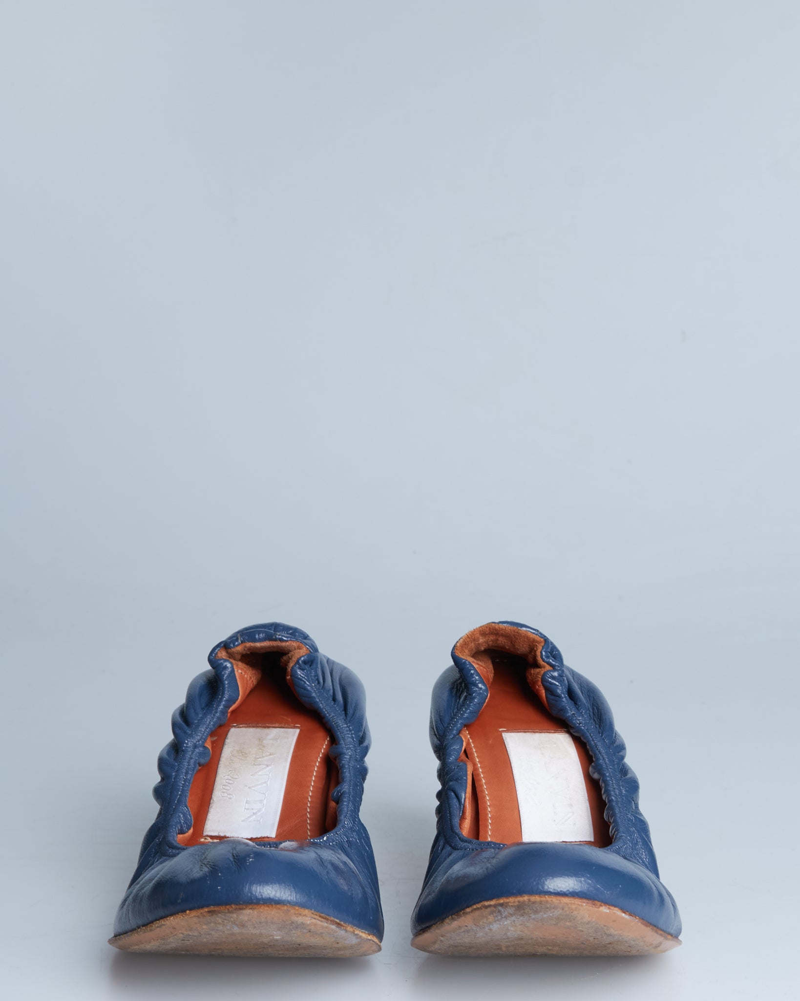 Lanvin leather wooden pumps