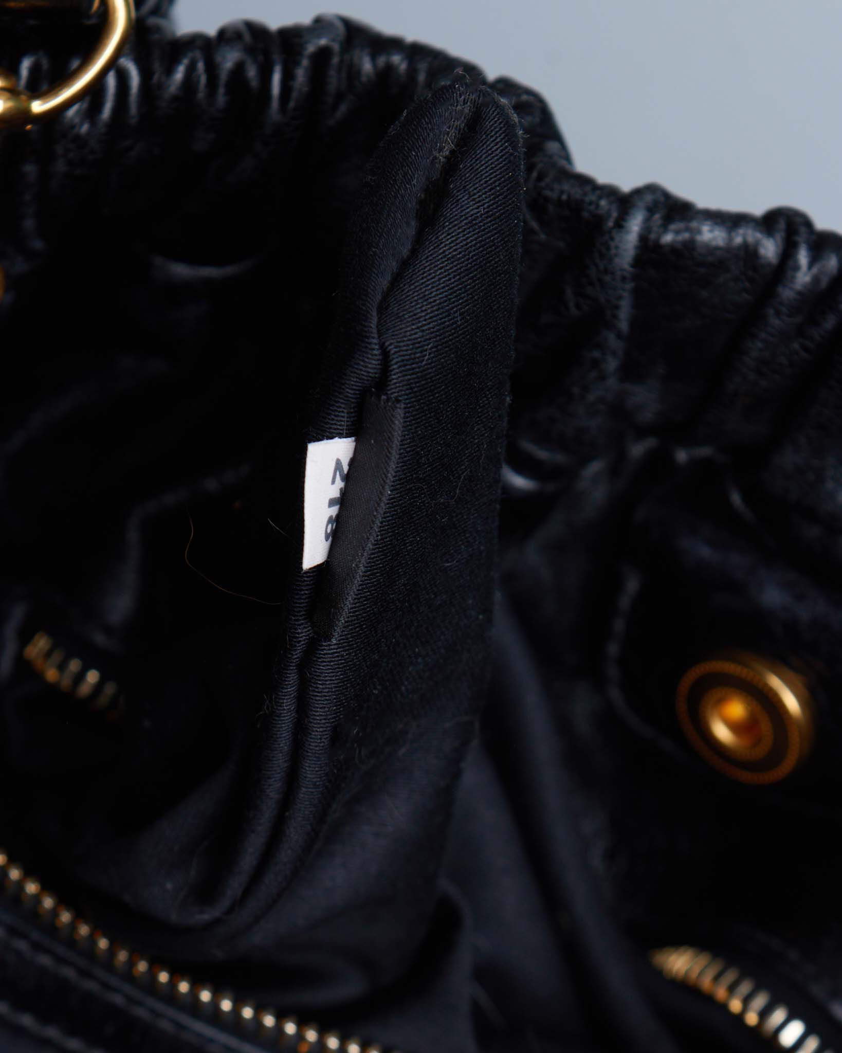 Miu Miu Vitello Lux Bow Large Bag