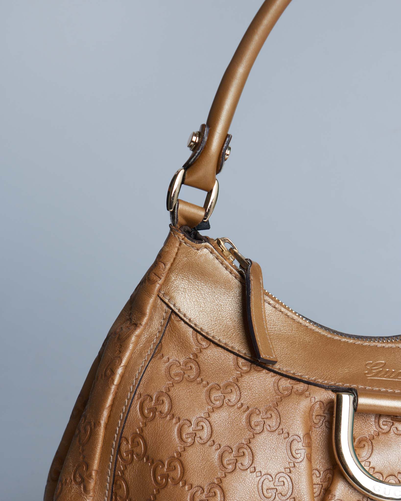 Gucci Guccissima D-Ring Tote