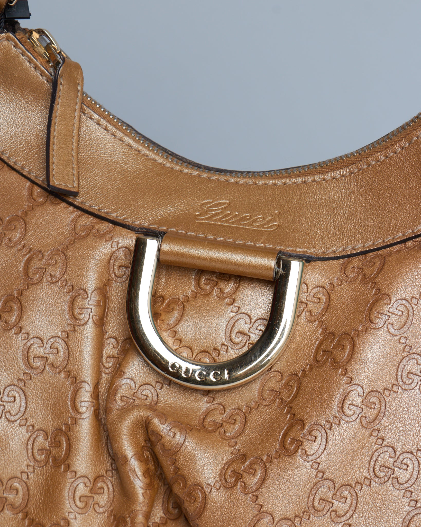 Gucci Guccissima D-Ring Tote