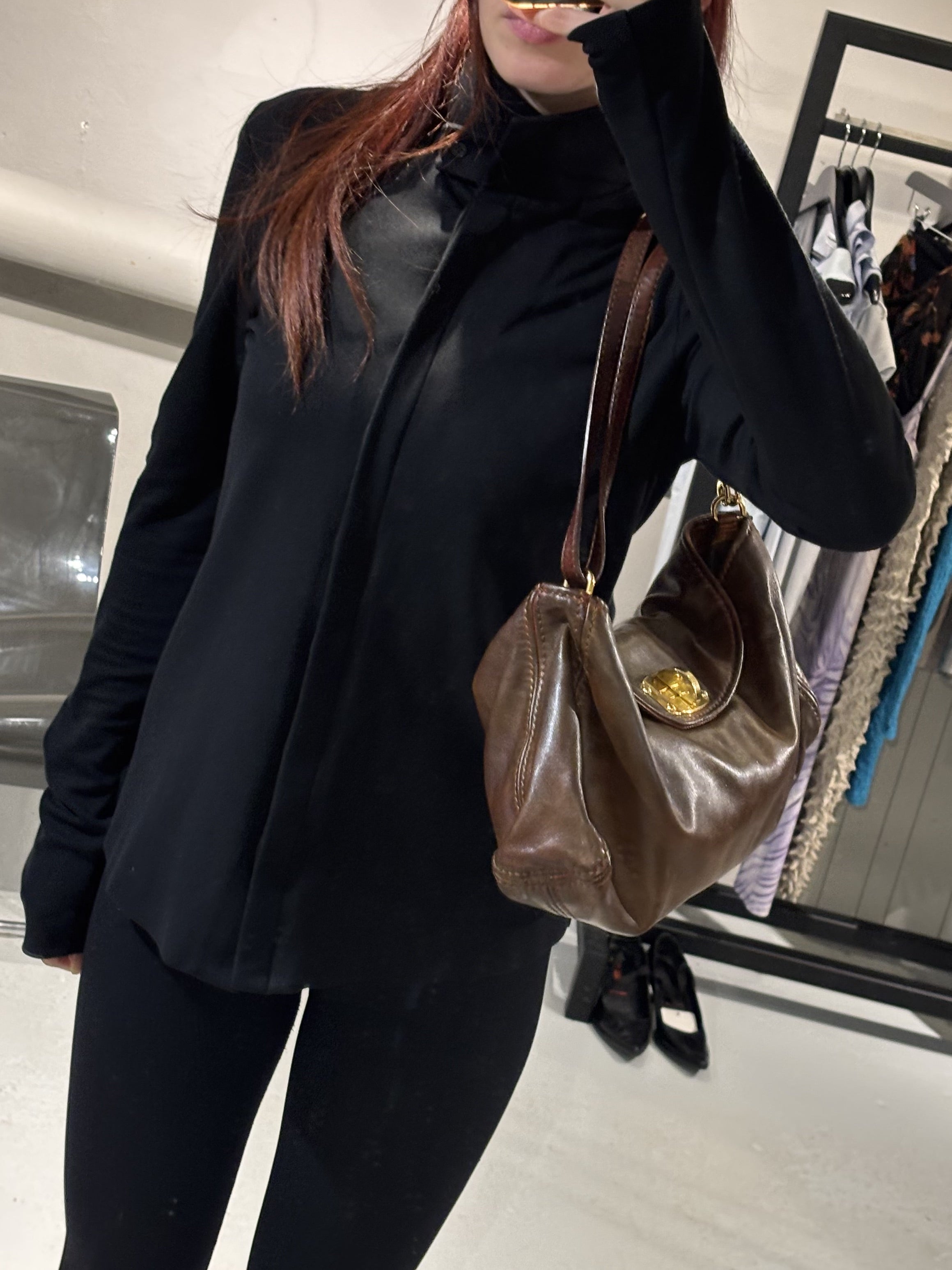 Miu Miu Leather Shoulder Bag