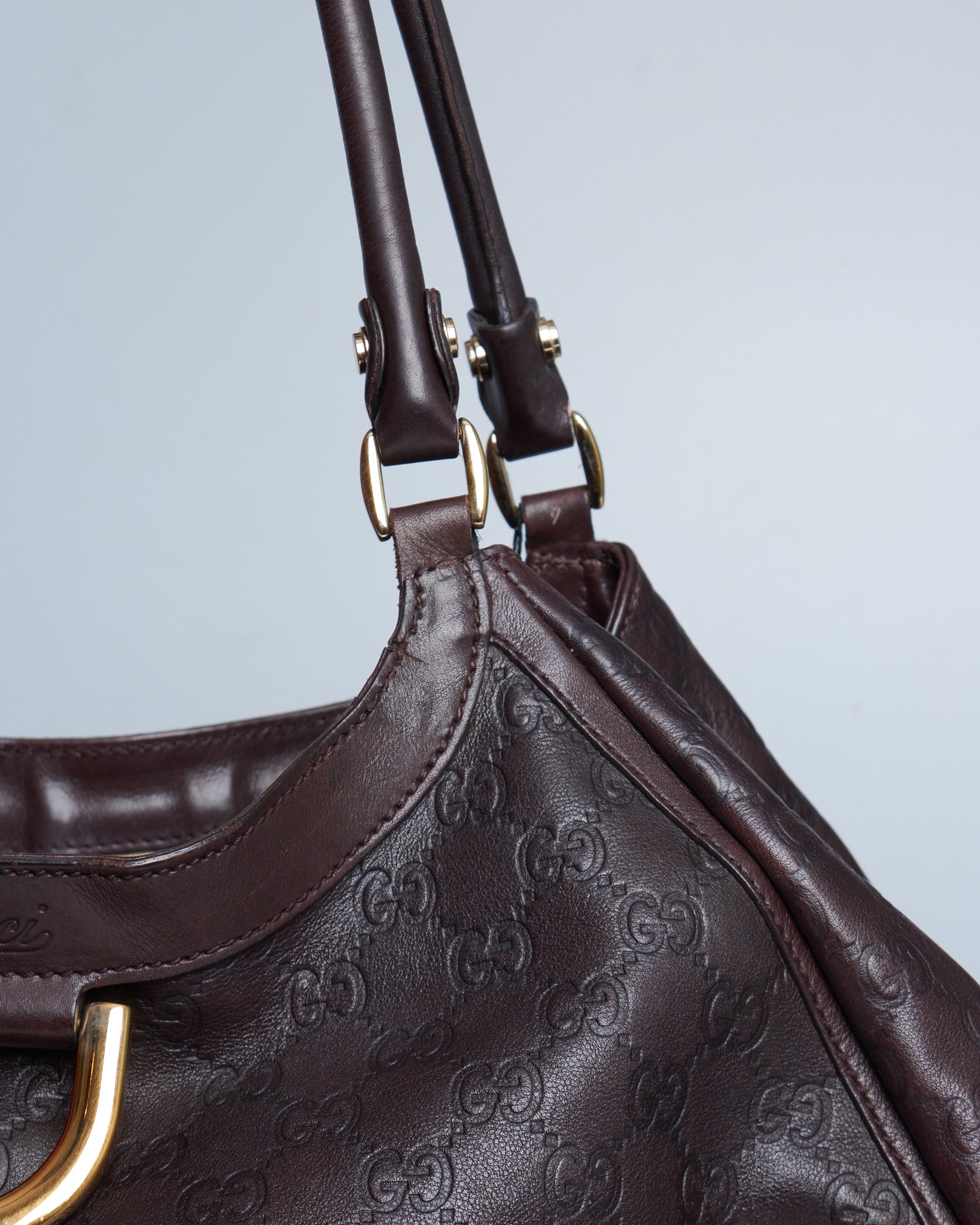 Gucci Guccissima D-Ring Bag