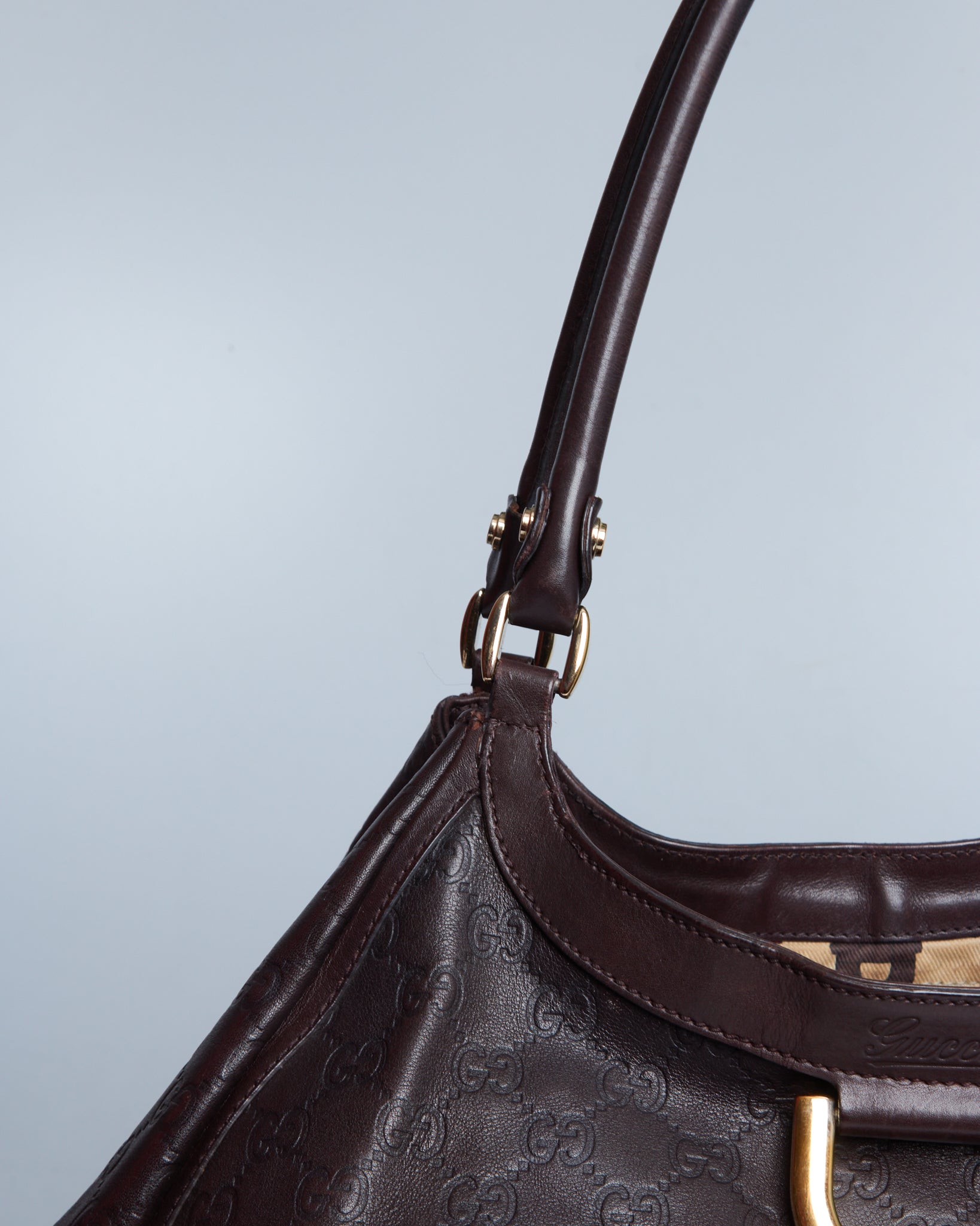 Gucci Guccissima D-Ring Bag