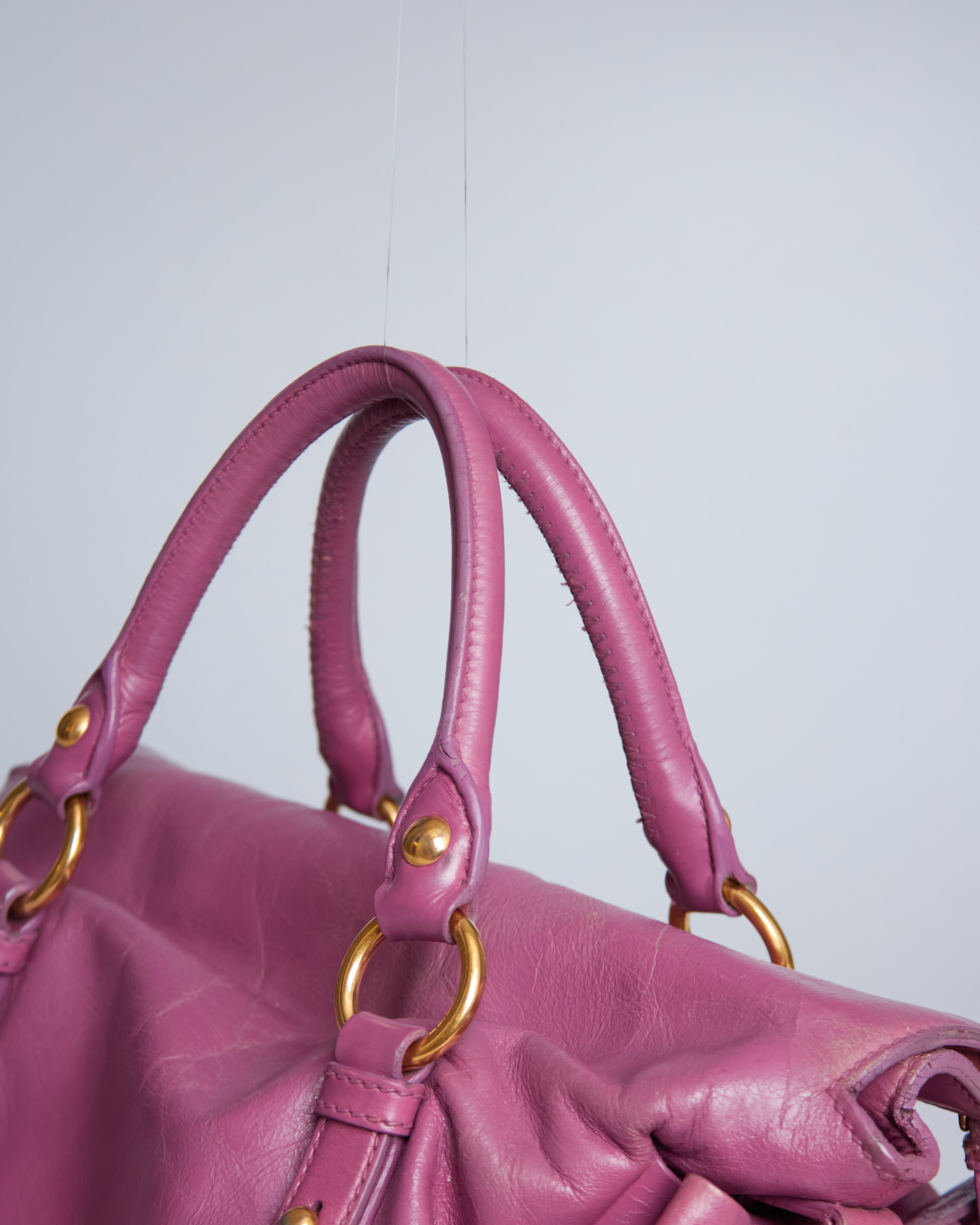 Miu Miu Vitello Lux Bow