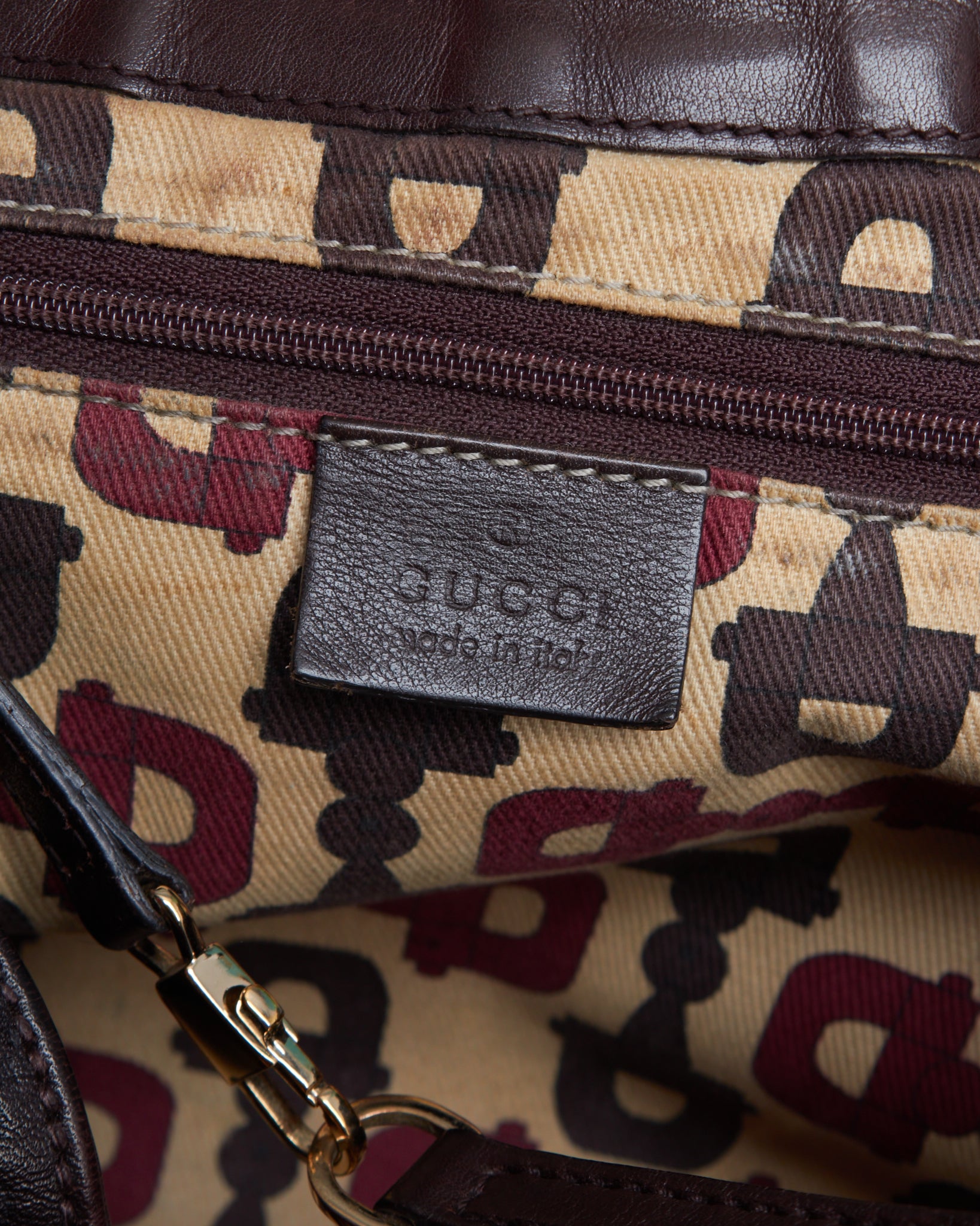 Gucci Guccissima D-Ring Bag