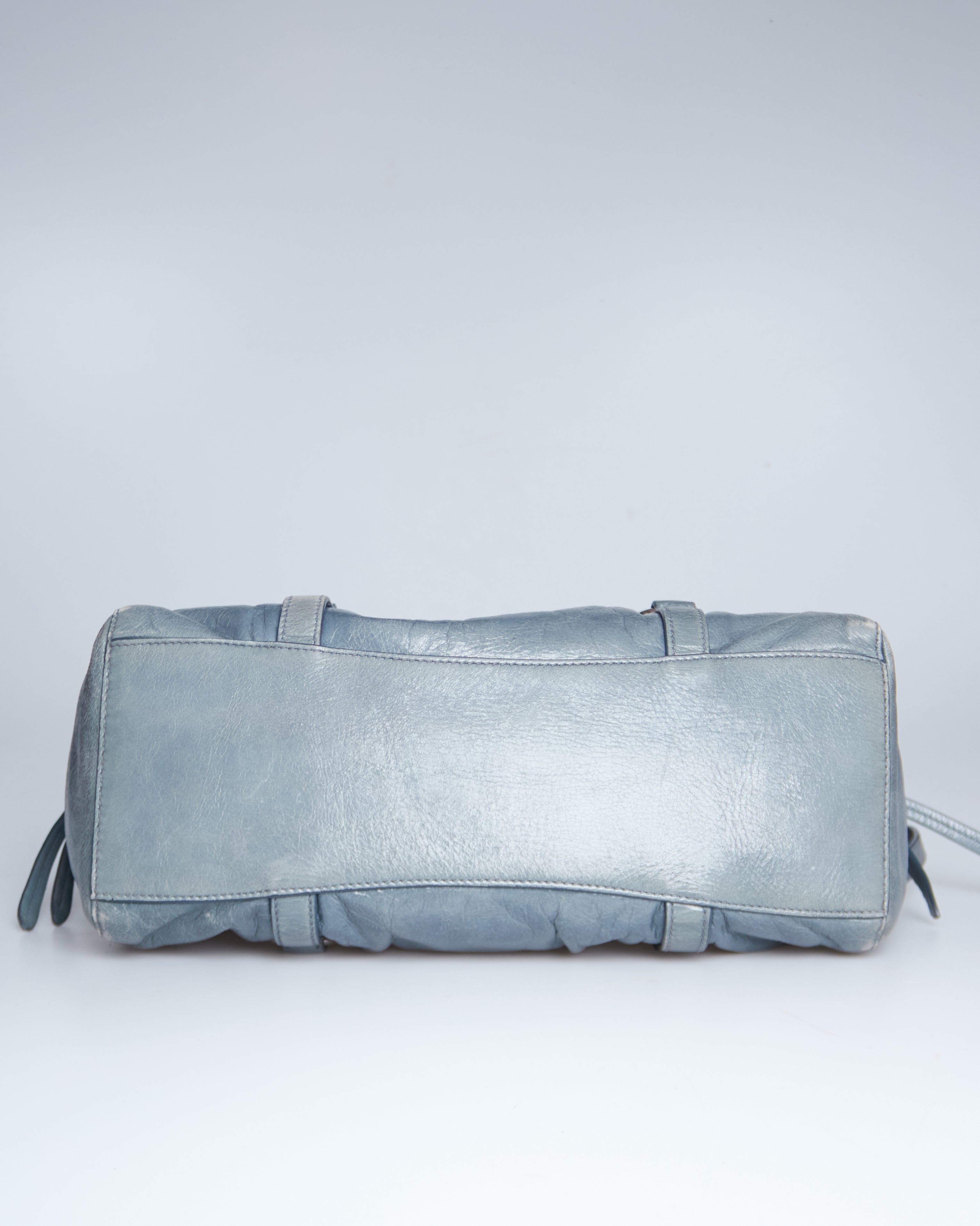 Miu Miu Vitello Lux Bow Tote