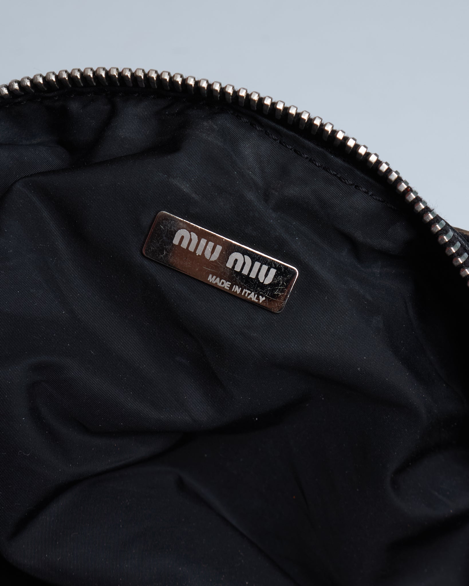 Miu Miu leather mini hobo