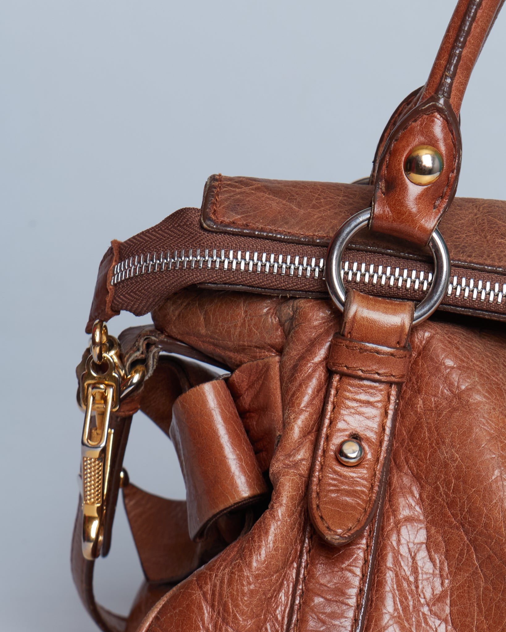 Miu Miu Vitello Lux Bow Mini