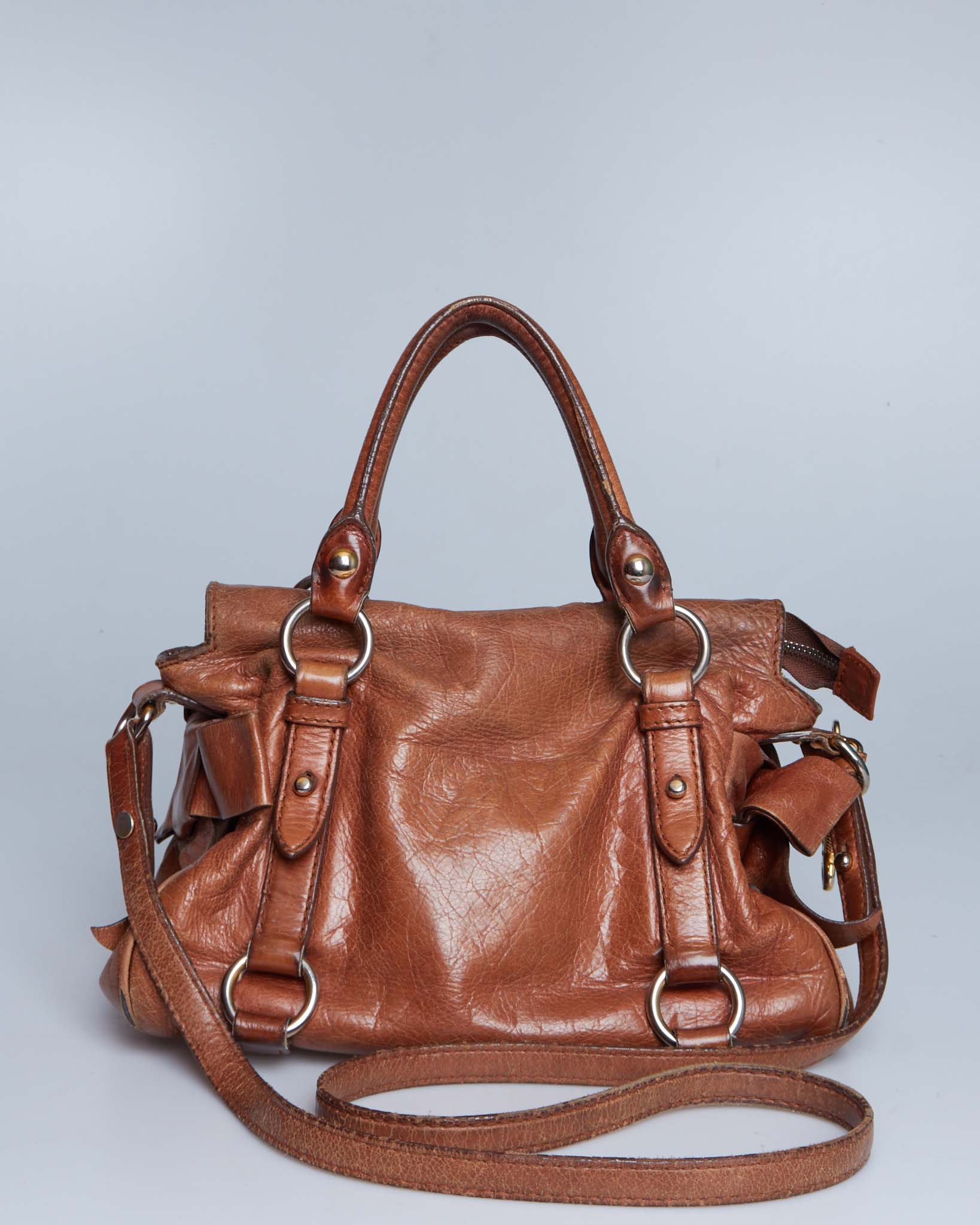 Miu Miu Vitello Lux Bow Mini