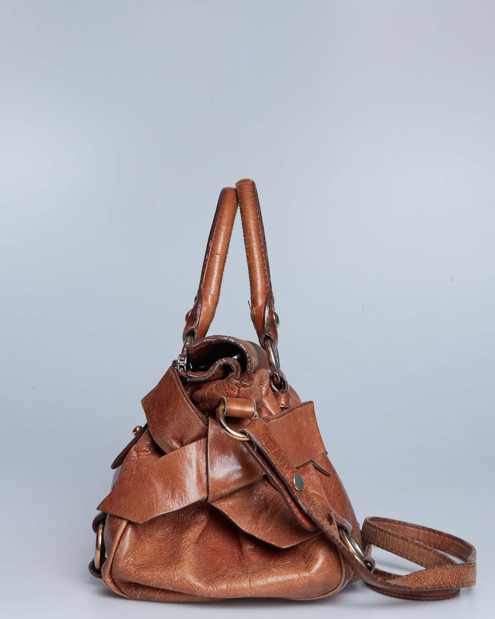 Miu Miu Vitello Lux Bow Mini