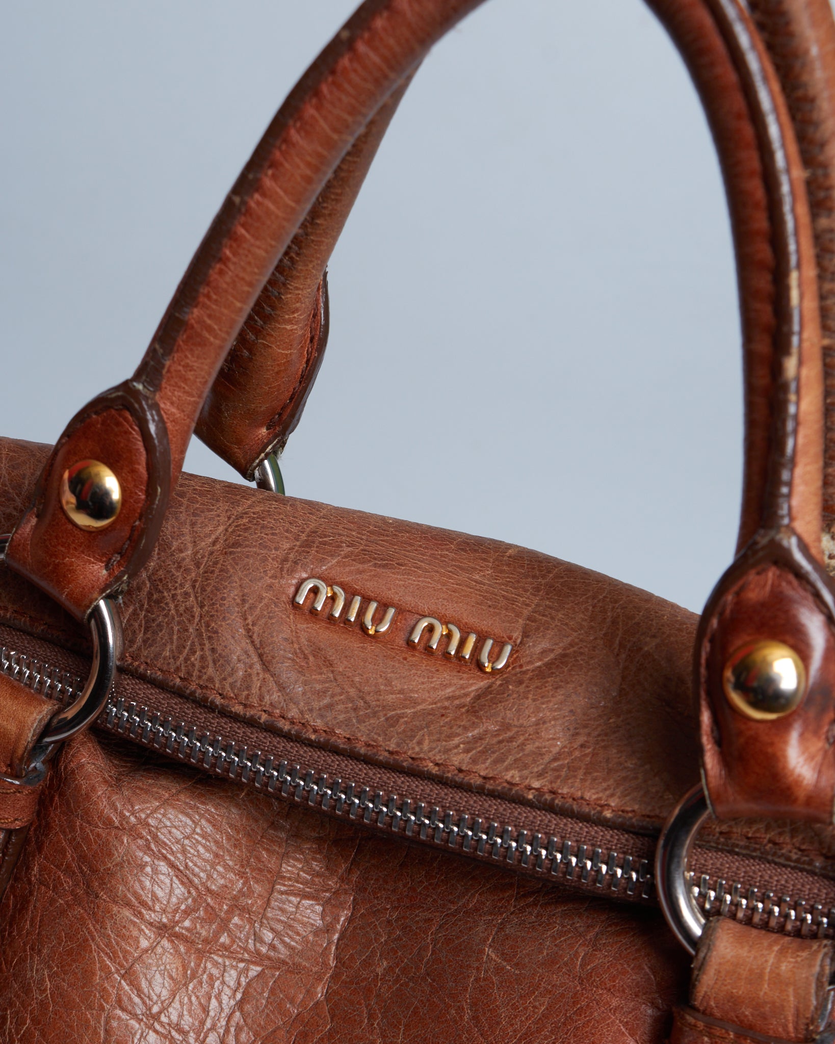 Miu Miu Vitello Lux Bow Mini