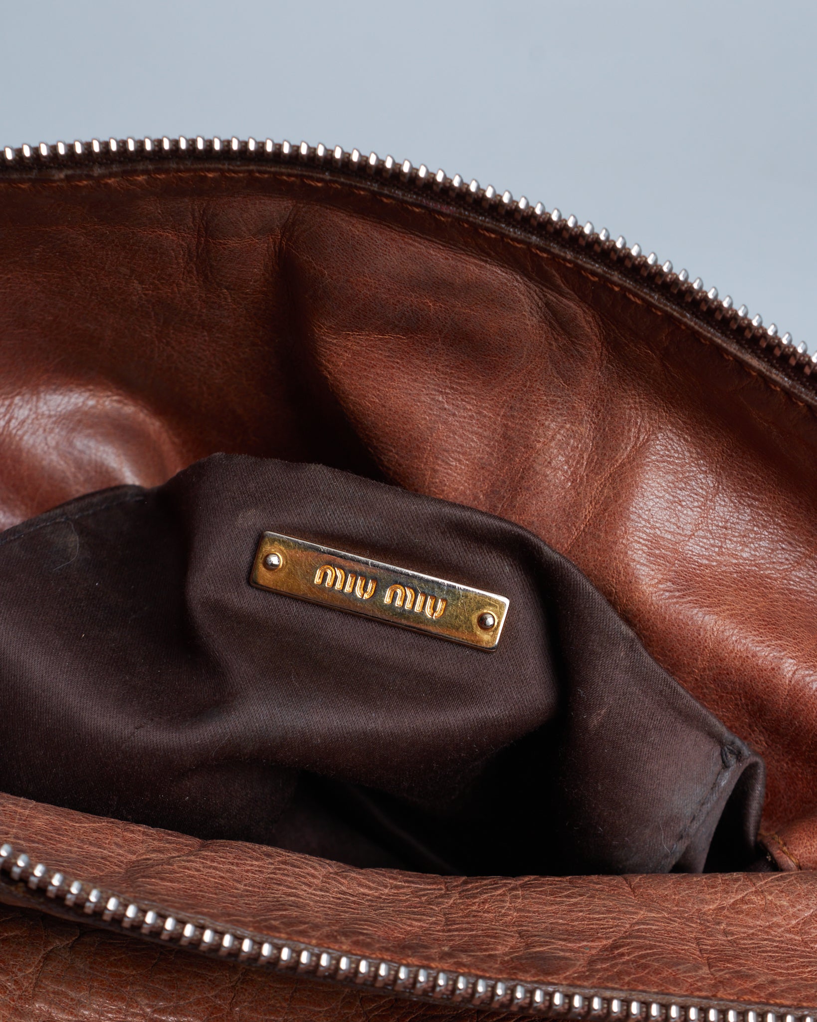 Miu Miu Vitello Lux Bow Mini