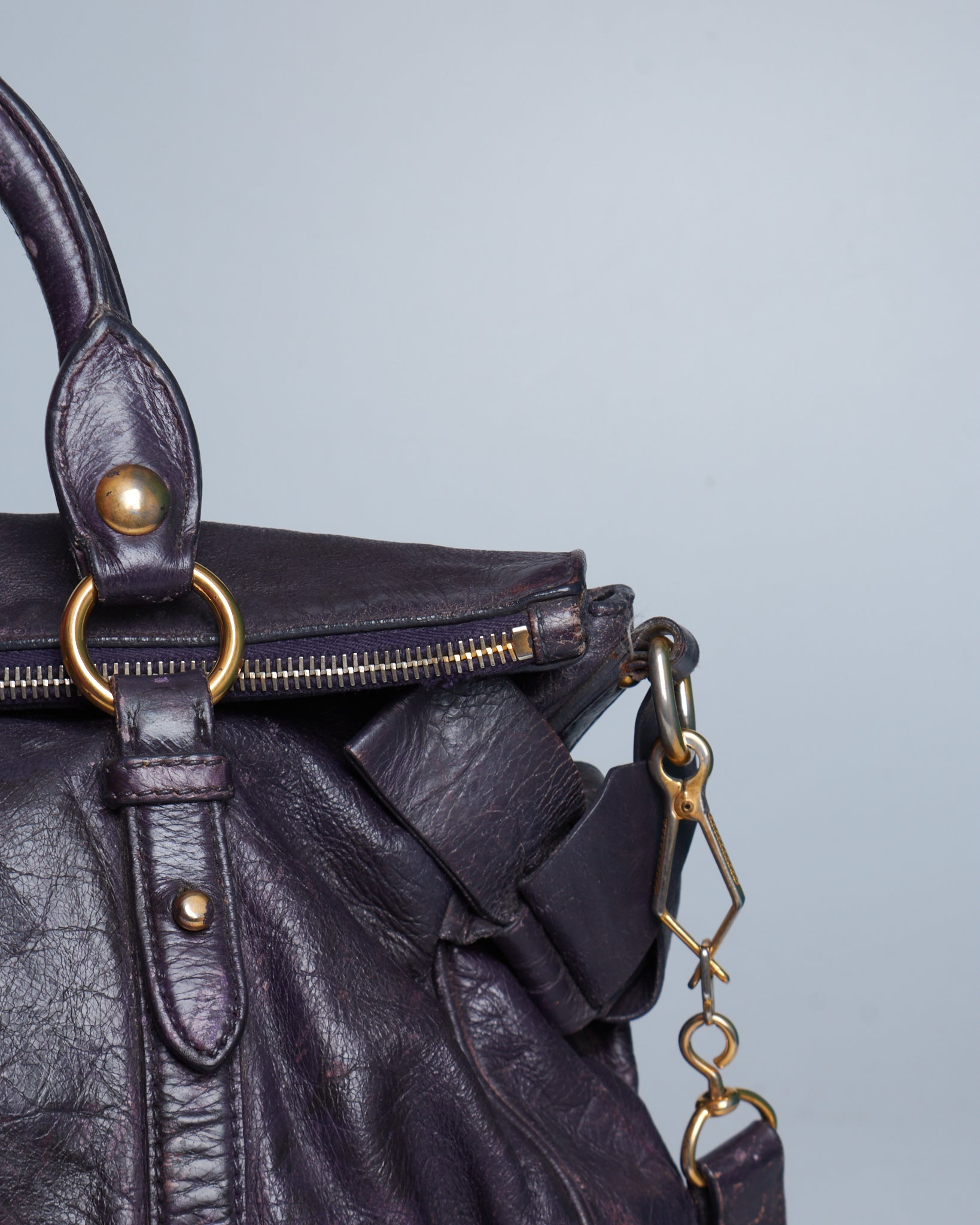 Miu Miu Vitello Lux Bow