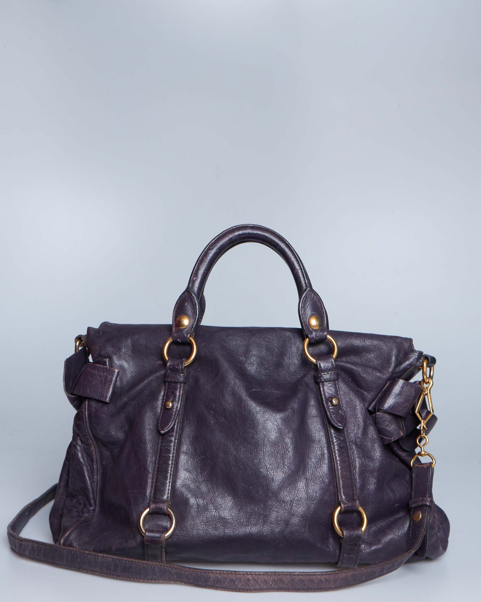 Miu Miu Vitello Lux Bow